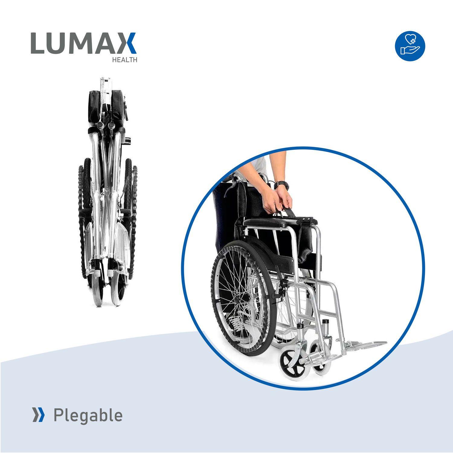 Silla De Ruedas Lumax Estandar Plegable-4