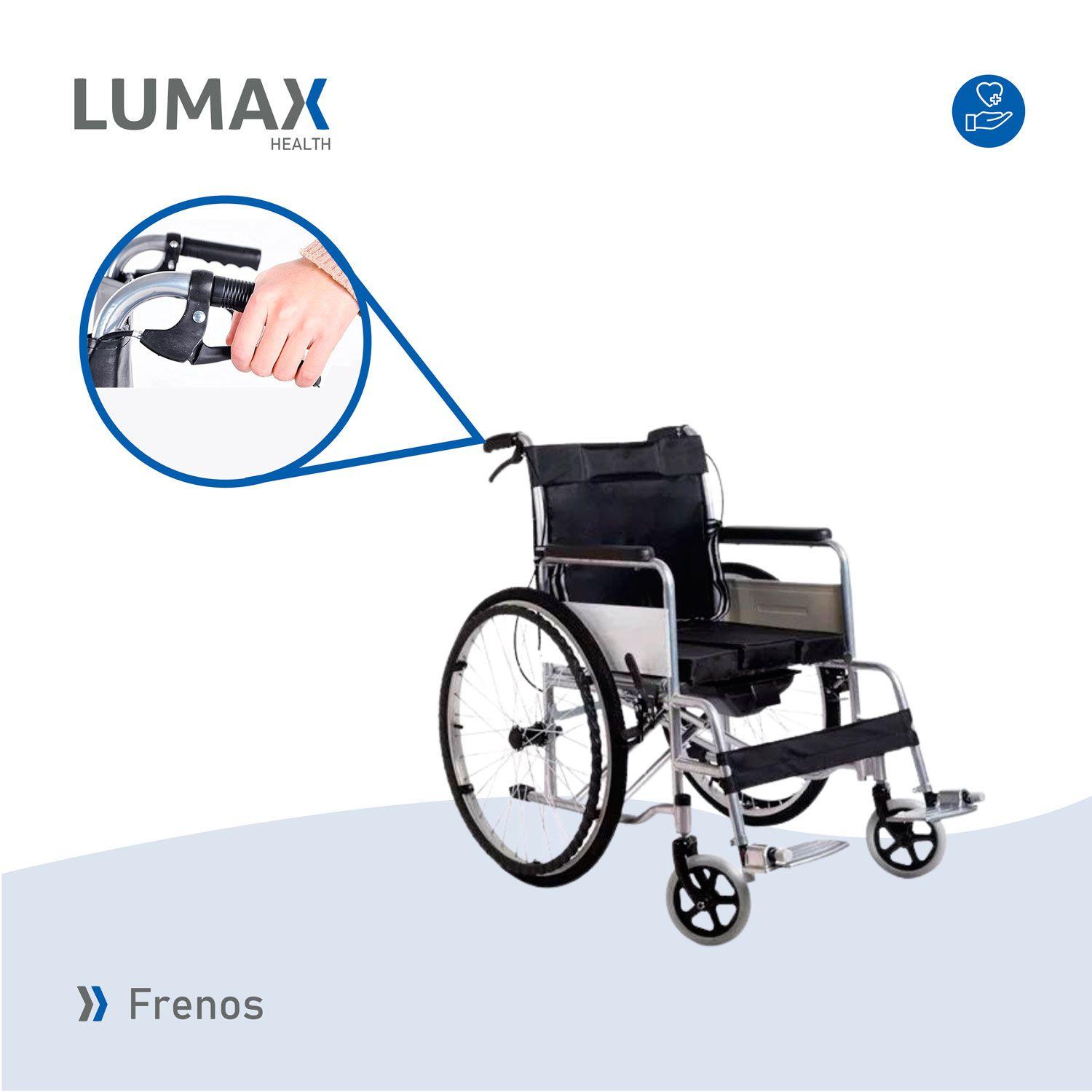 Silla De Ruedas Lumax Estandar Plegable-5