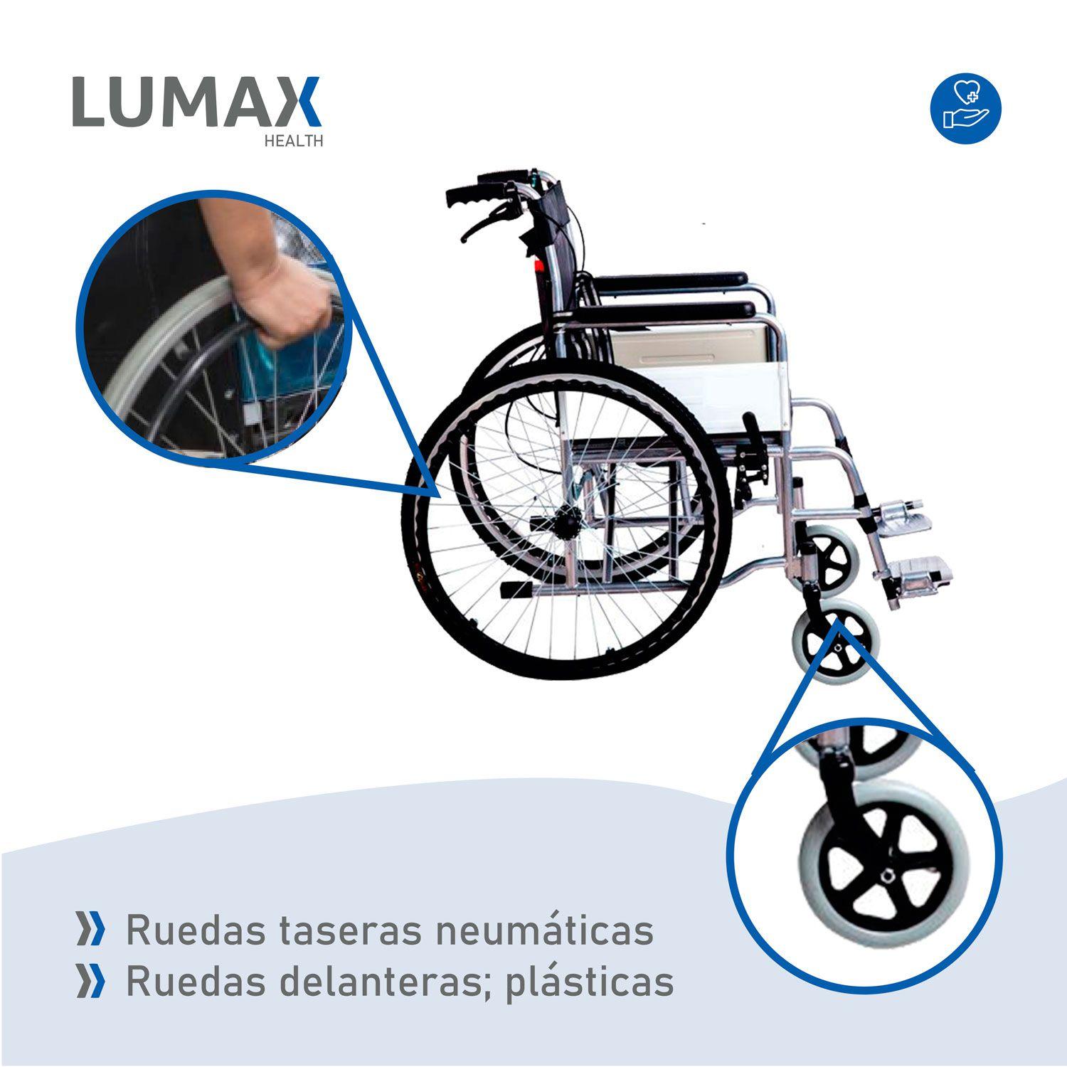 Silla De Ruedas Lumax Estandar Plegable-6