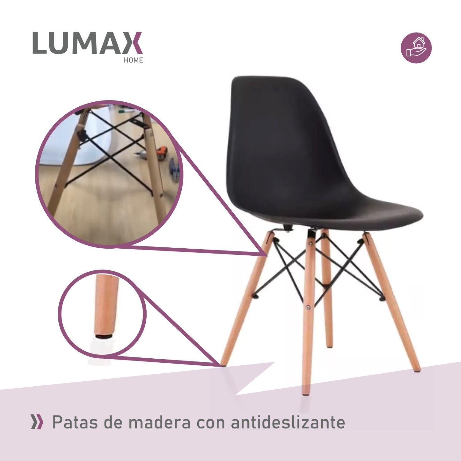 Silla Eames Dsw Clasica Negra-5