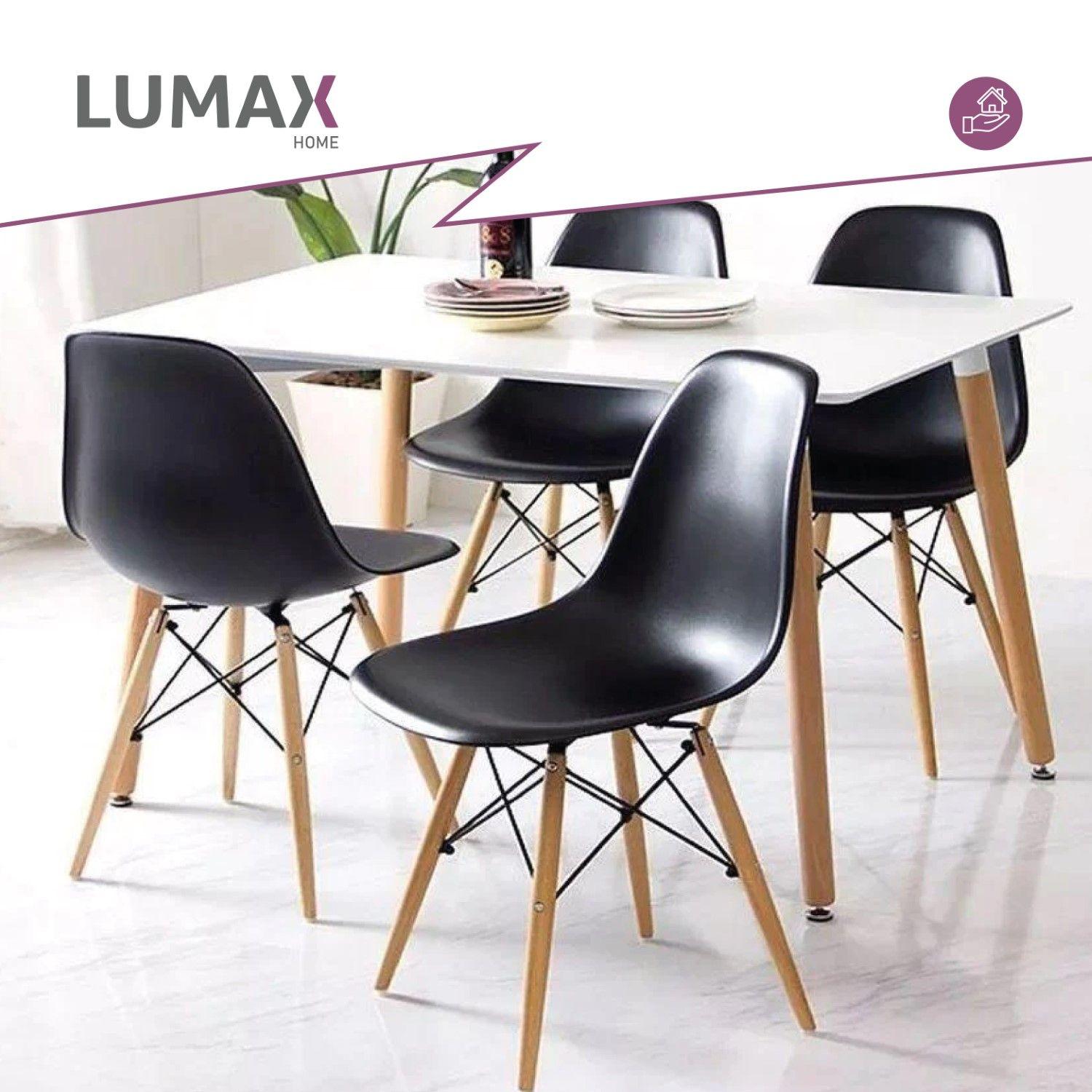 Silla Eames Dsw Clasica Negra-3