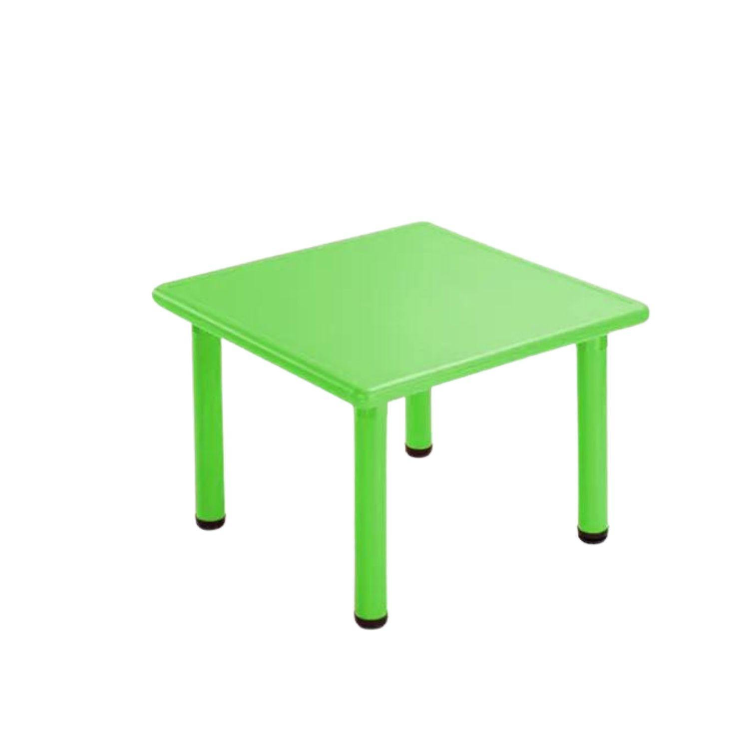 Mesa Plastico Niño 60x60x50 Verde-0