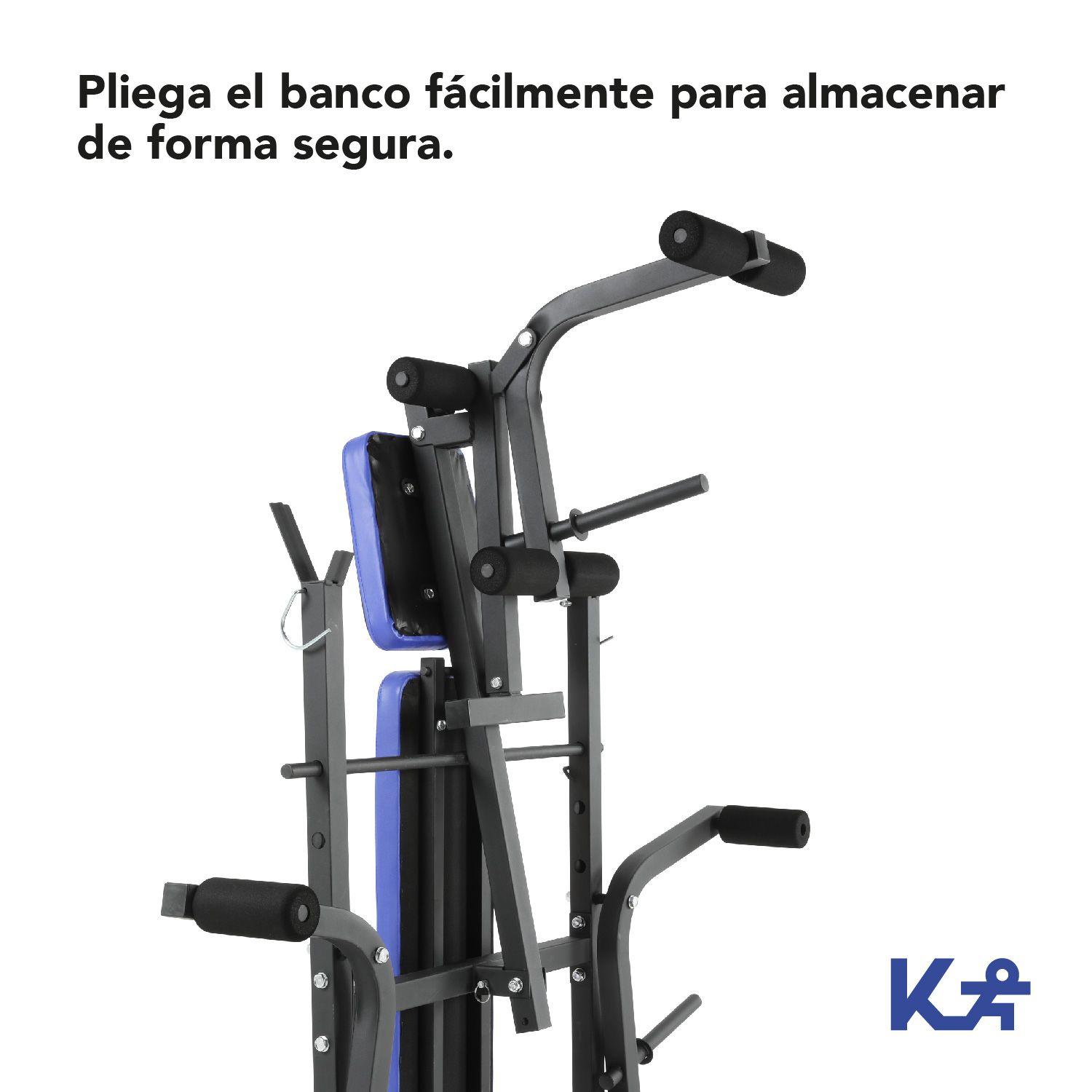 Banco Multiposiciones Para Hacer Ejercicio Pesas Hogar Gym-5