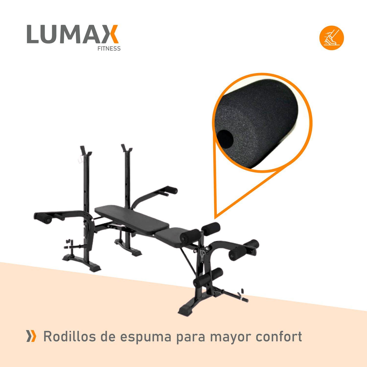 Banco Inclinable Para Pecho y Piernas Con Mariposa-4