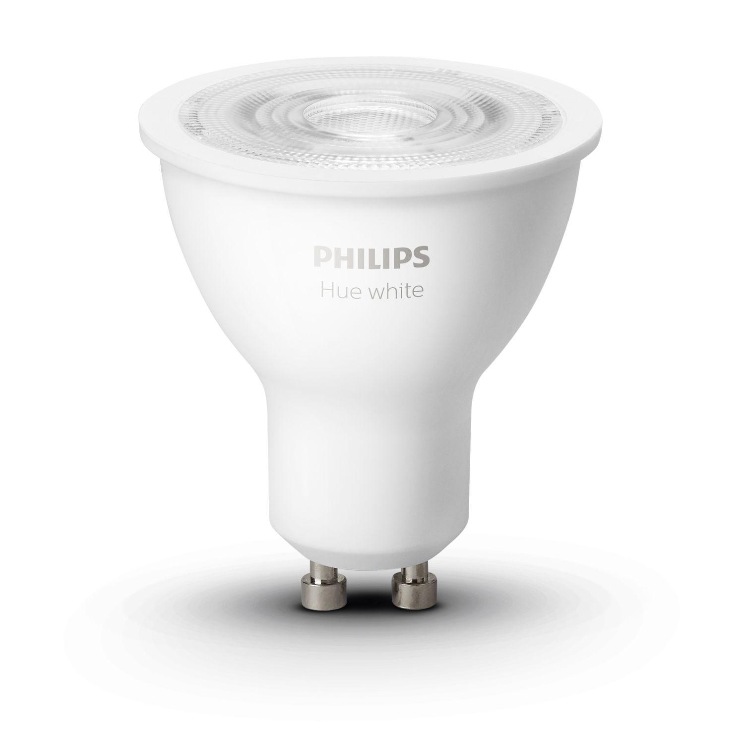 Pack Philips Hue 3 Ampolletas LED Hue GU10 Blanco Calido-3