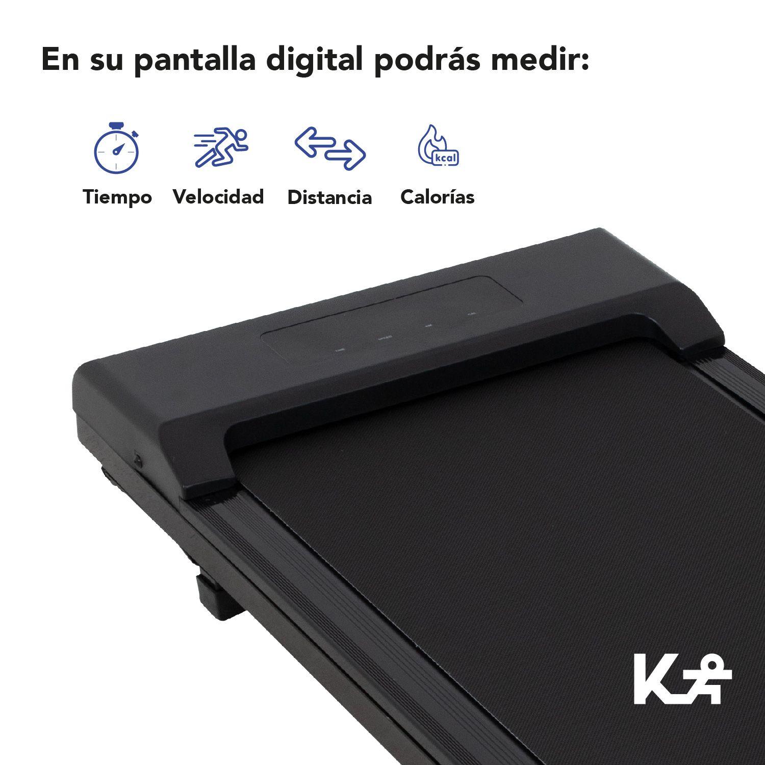 Trotadora Electrica Portatil Cardio Fitness Negra-2
