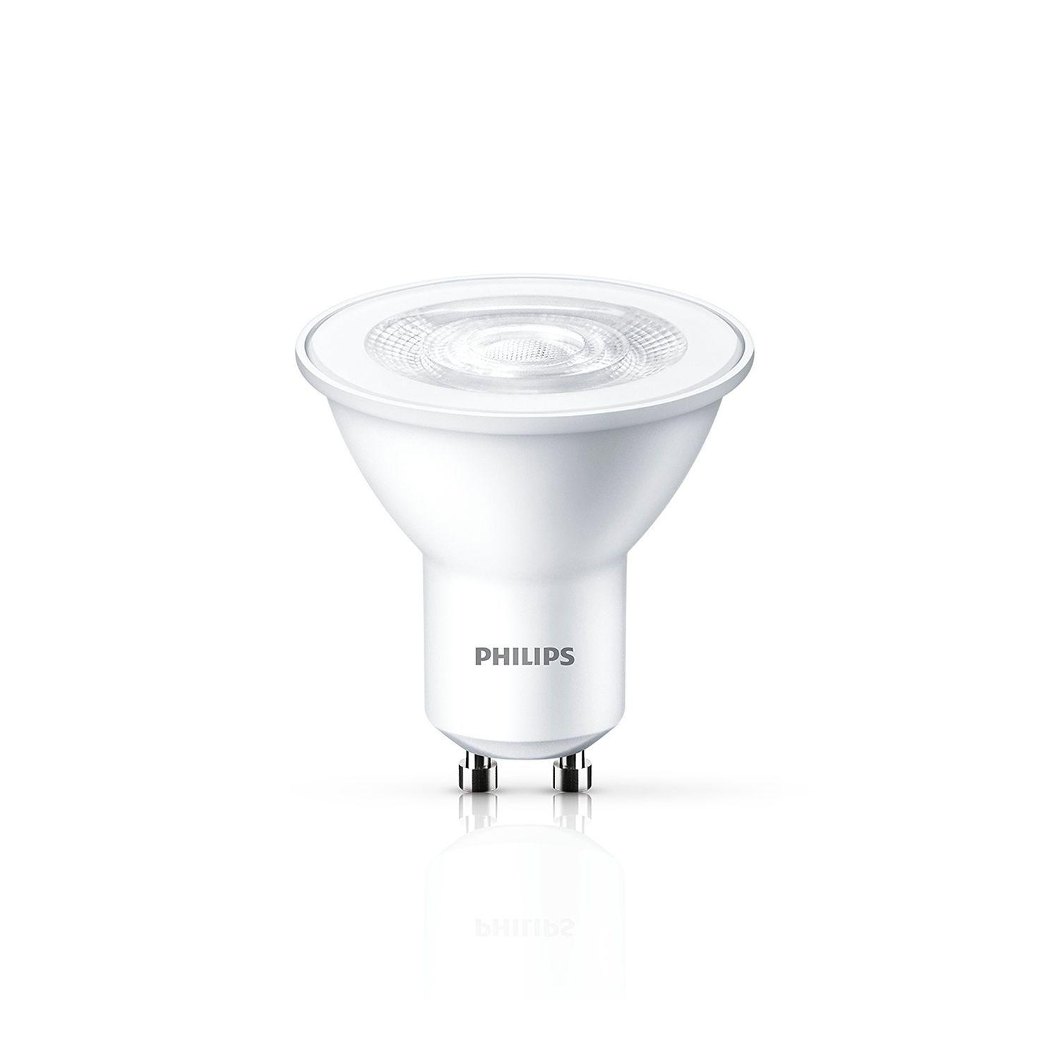 Pack 4 Ampolletas LED Philips GU10 3.8W Luz Calida-3