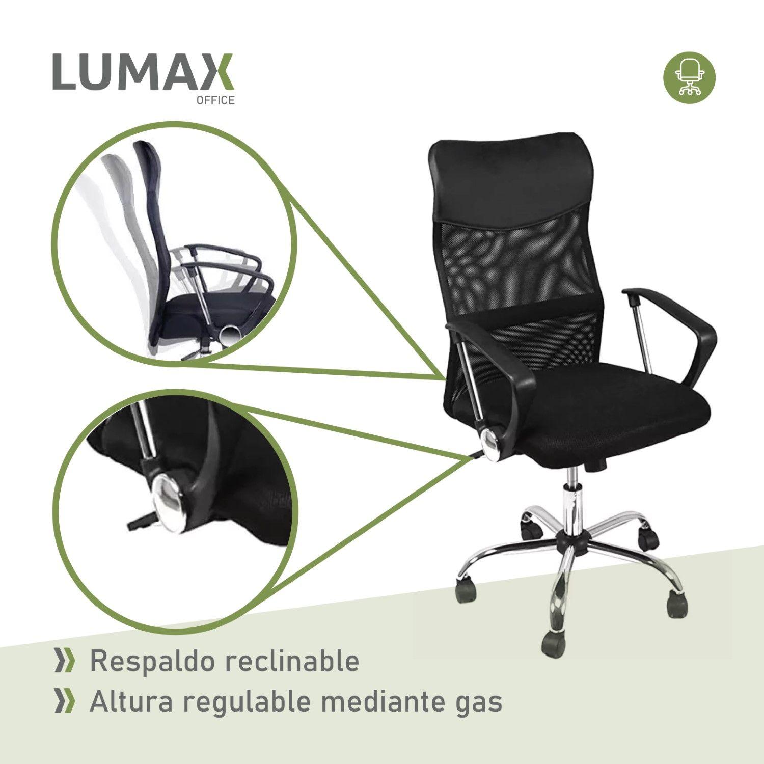 Silla de Oficina High Mesh Escritorio Respaldo Alto-4