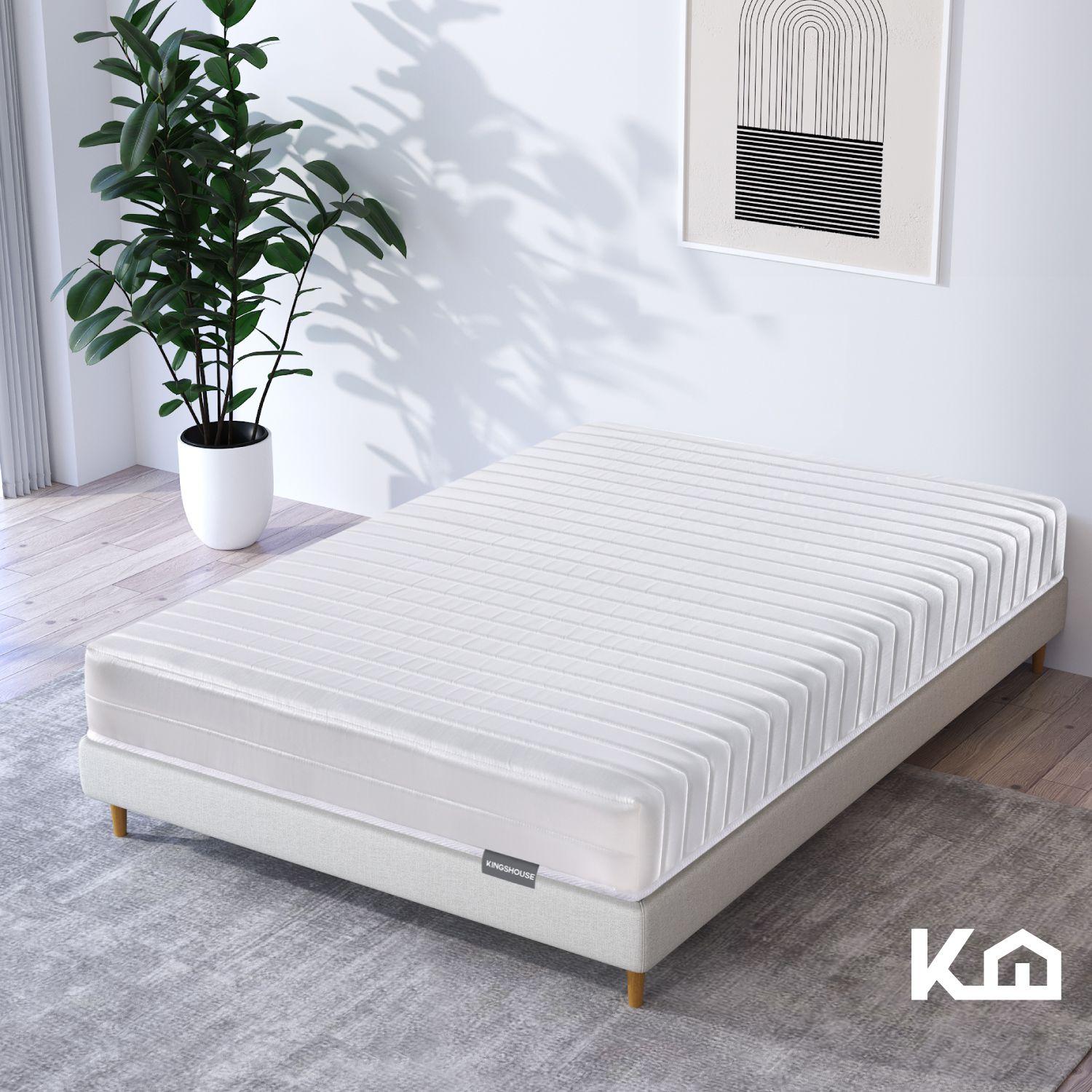 Colchon 1 Plaza Resortes Kingshouse 90X190X16cm-2