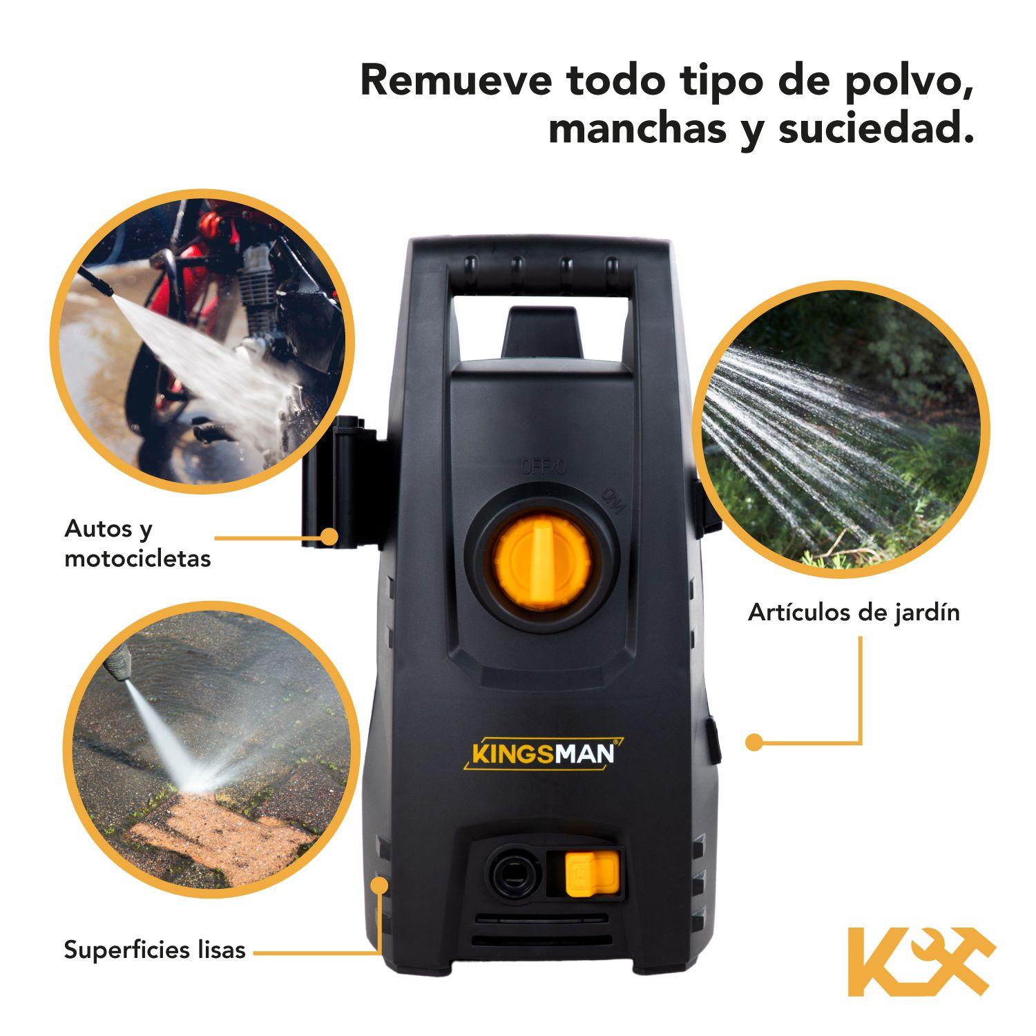 Hidrolavadora Electrica Portatil 1300 Psi 1200w + Accesorios-3