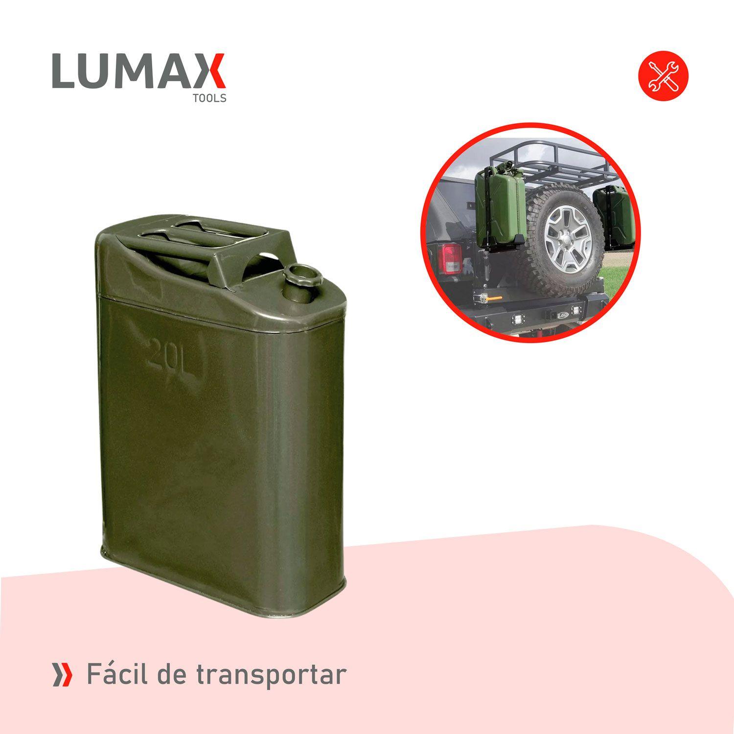 Bidón Metálico 20 Litros Combustible Bencina Diesel-5