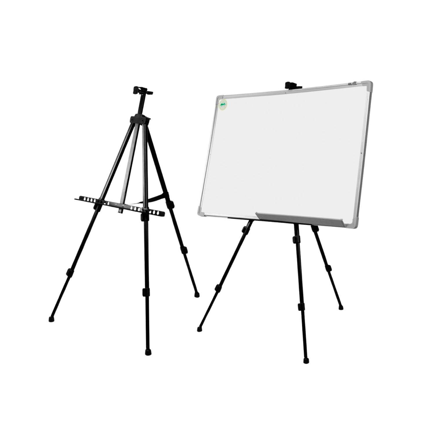 Pizarra Blanca con Atril Telescopico Plegable 90x60cm-0