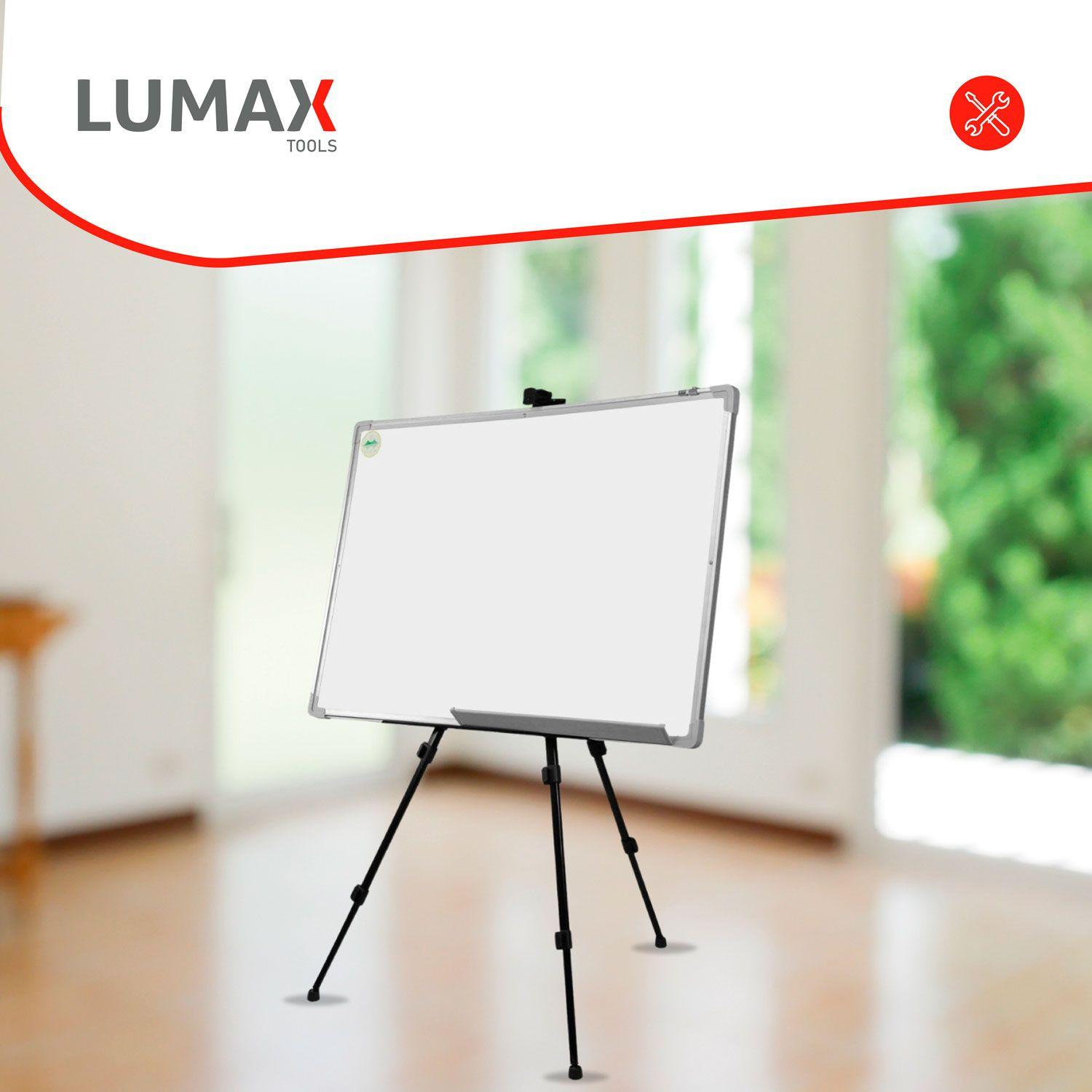 Pizarra Blanca con Atril Telescopico Plegable 90x60cm-3