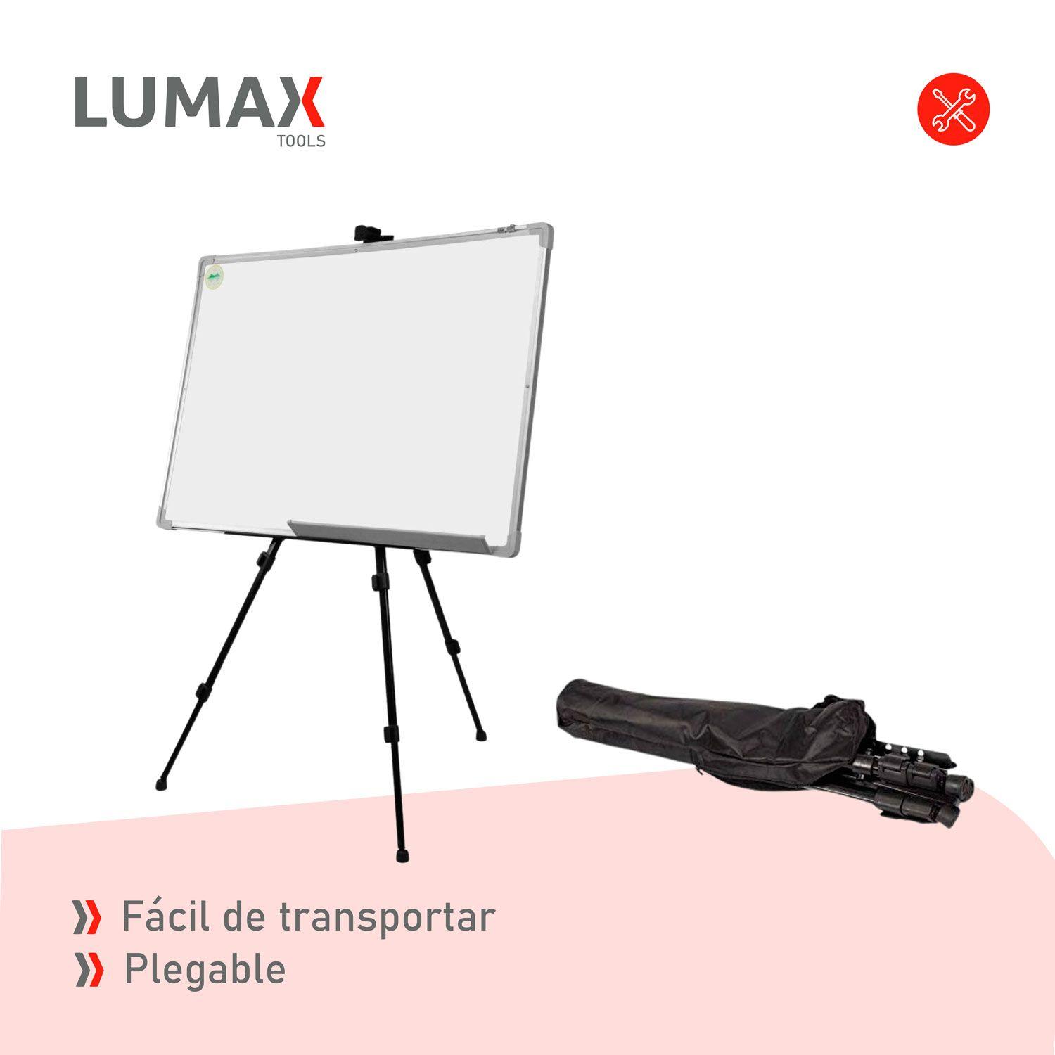 Pizarra Blanca con Atril Telescopico Plegable 90x60cm-6