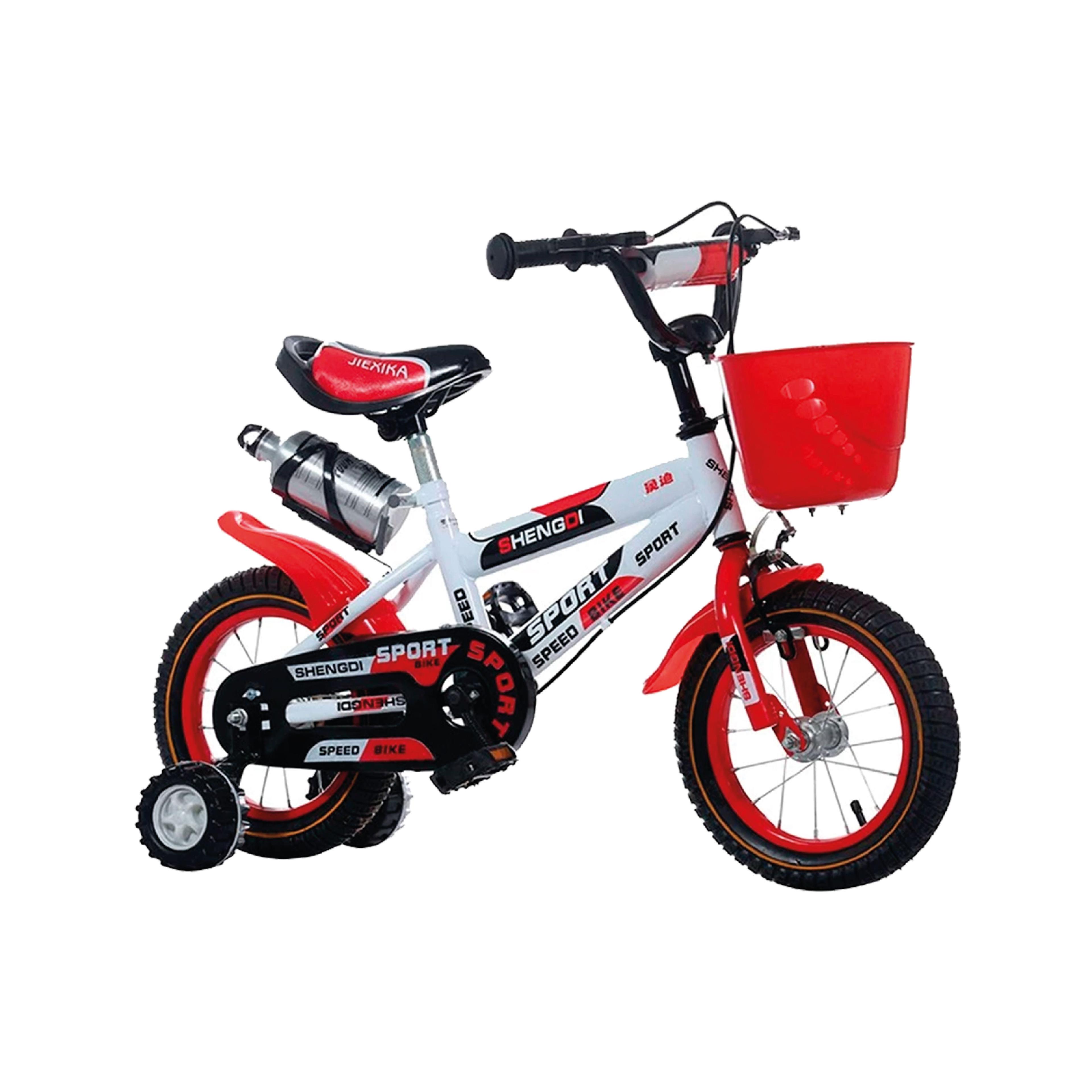 Bicicleta Infantil Lumax Aro 16 Rojo Con Rueditas-0