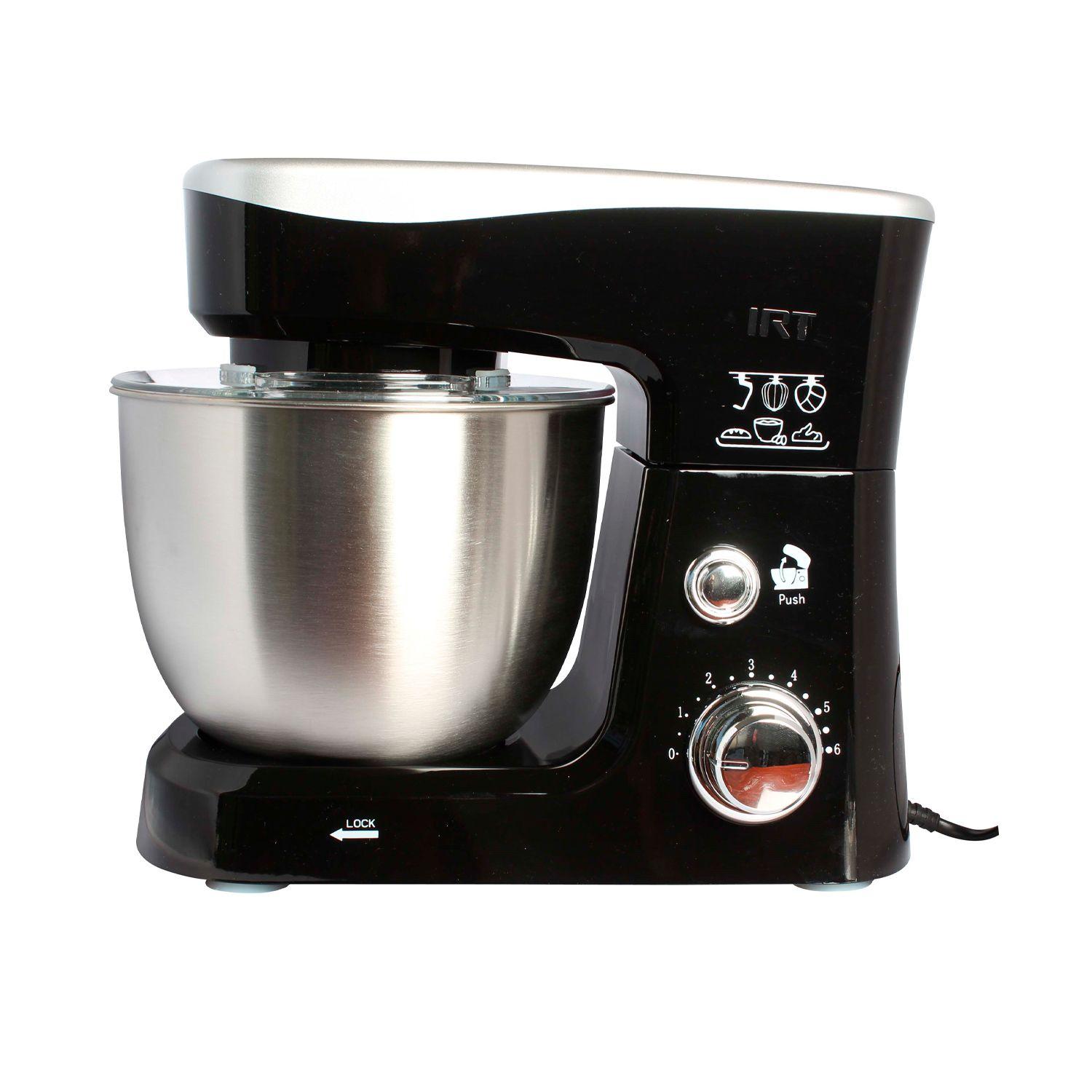 Batidora Planetaria IRT 700w Acero 3.5L 3 Paletas Negra-0