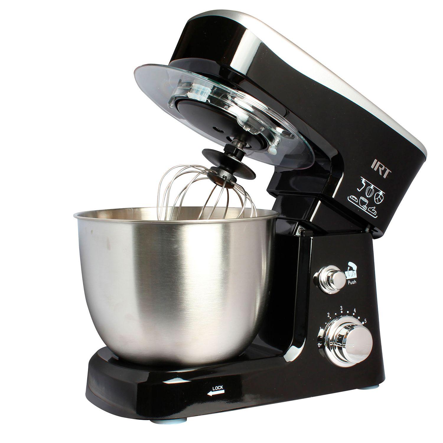 Batidora Planetaria IRT 700w Acero 3.5L 3 Paletas Negra-1