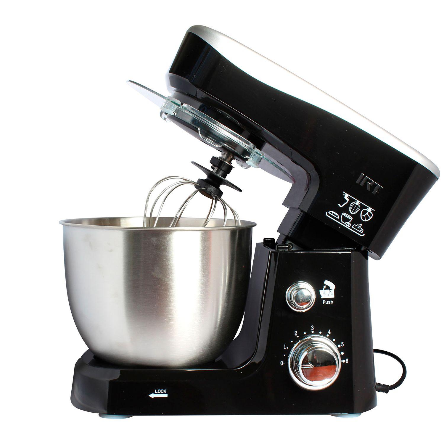 Batidora Planetaria IRT 700w Acero 3.5L 3 Paletas Negra-2