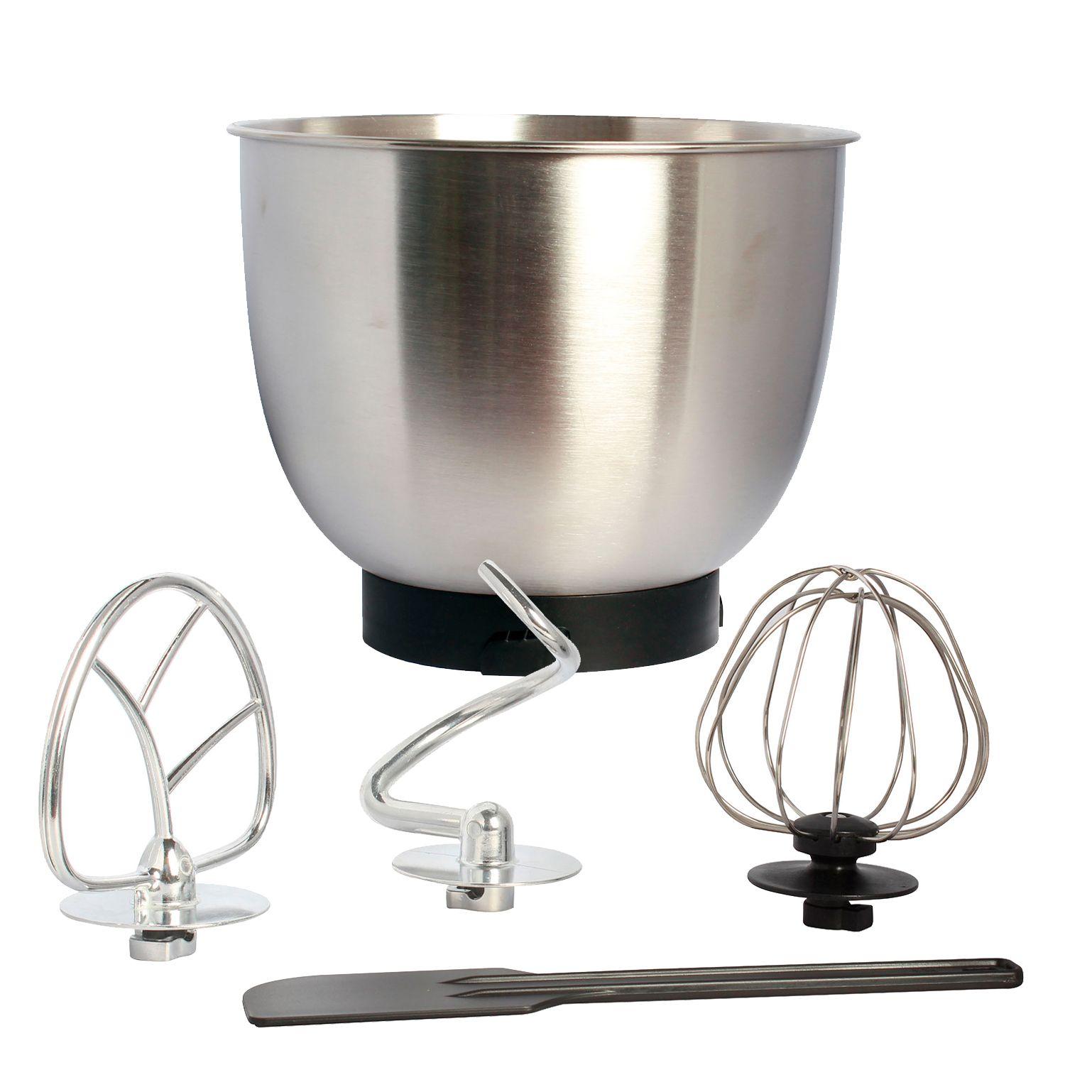 Batidora Planetaria IRT 700w Acero 3.5L 3 Paletas Negra-3