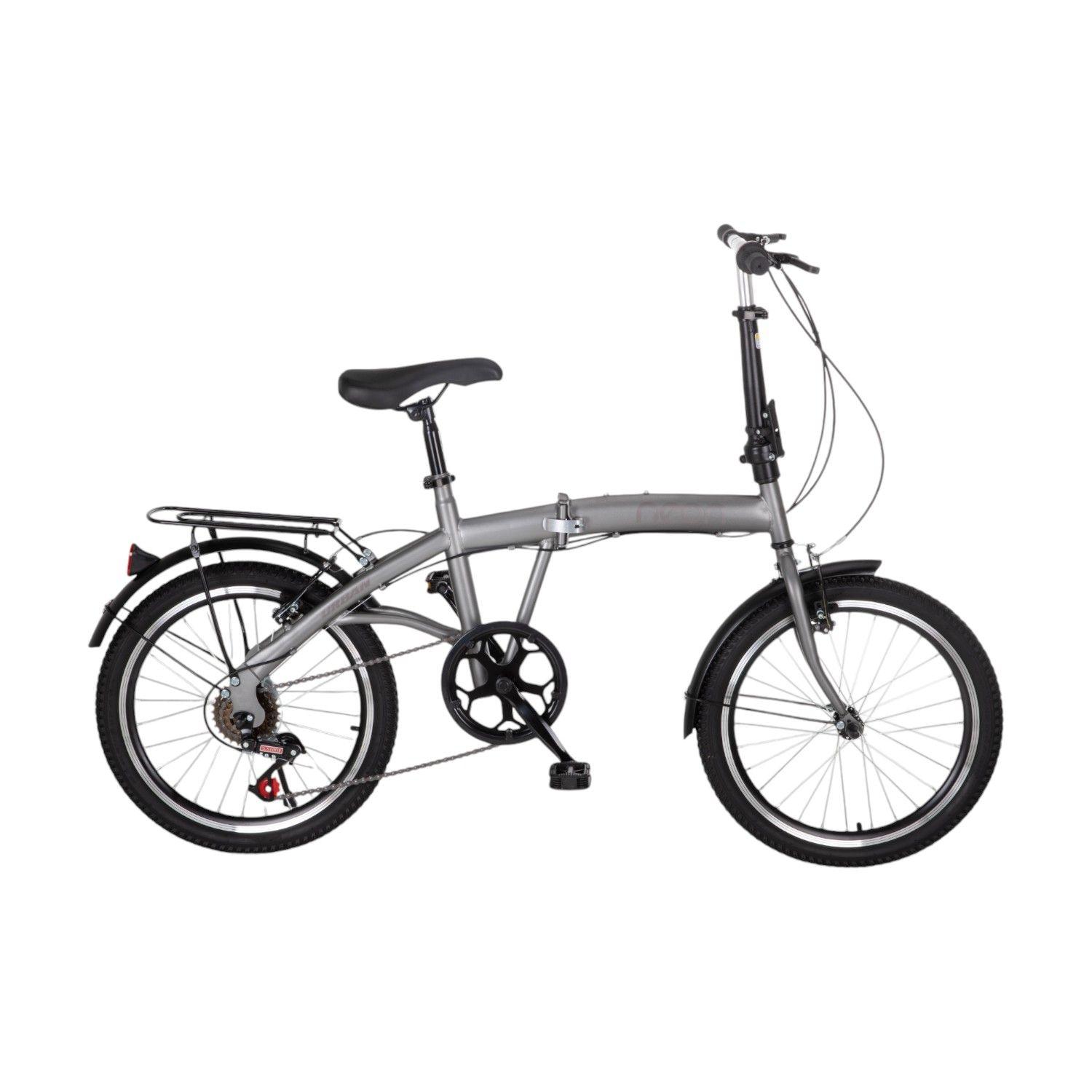 Bicicleta Plegable Neon Urban Aro 20 Velocidades 7 Verde-1