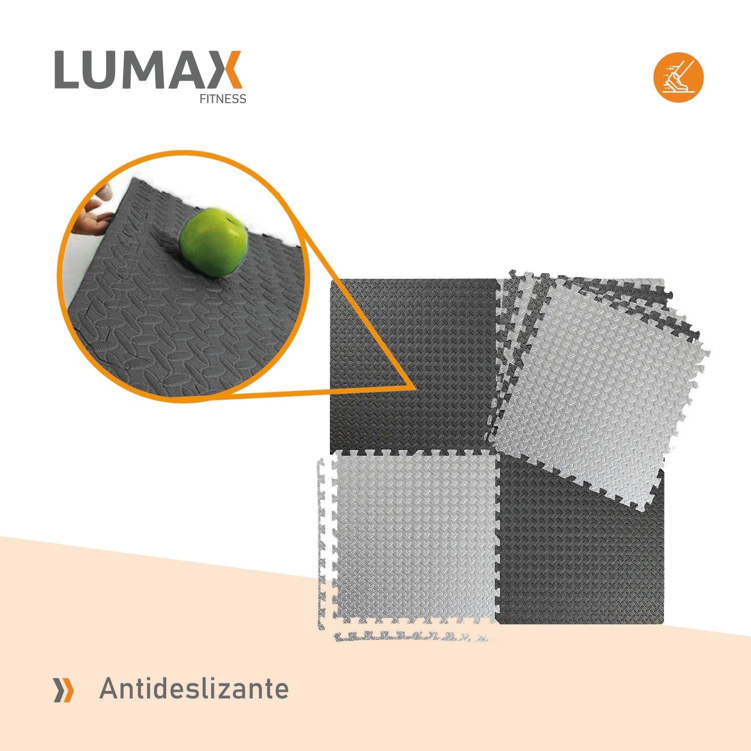 Tatami Profesional 1mx1m Goma Eva Negro y Gris-4