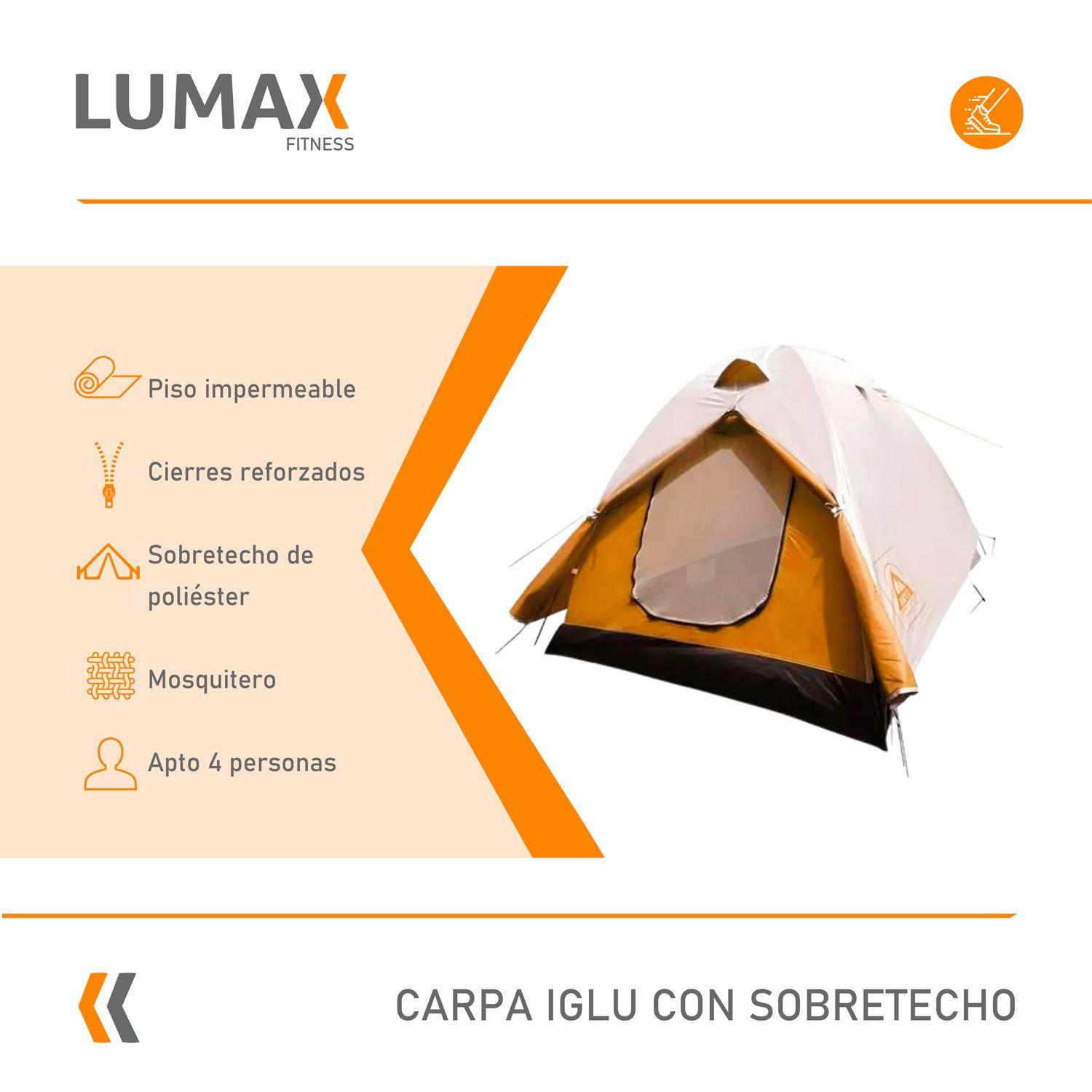 Carpa Iglu Techo Arye Para 4 Personas Metinca-1