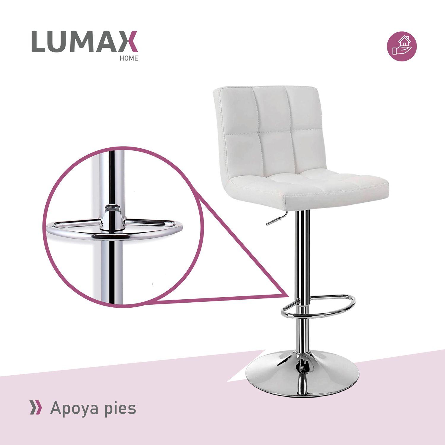 Piso Bar Sillon Taburete Odo Blanco Muebles Metinca-5
