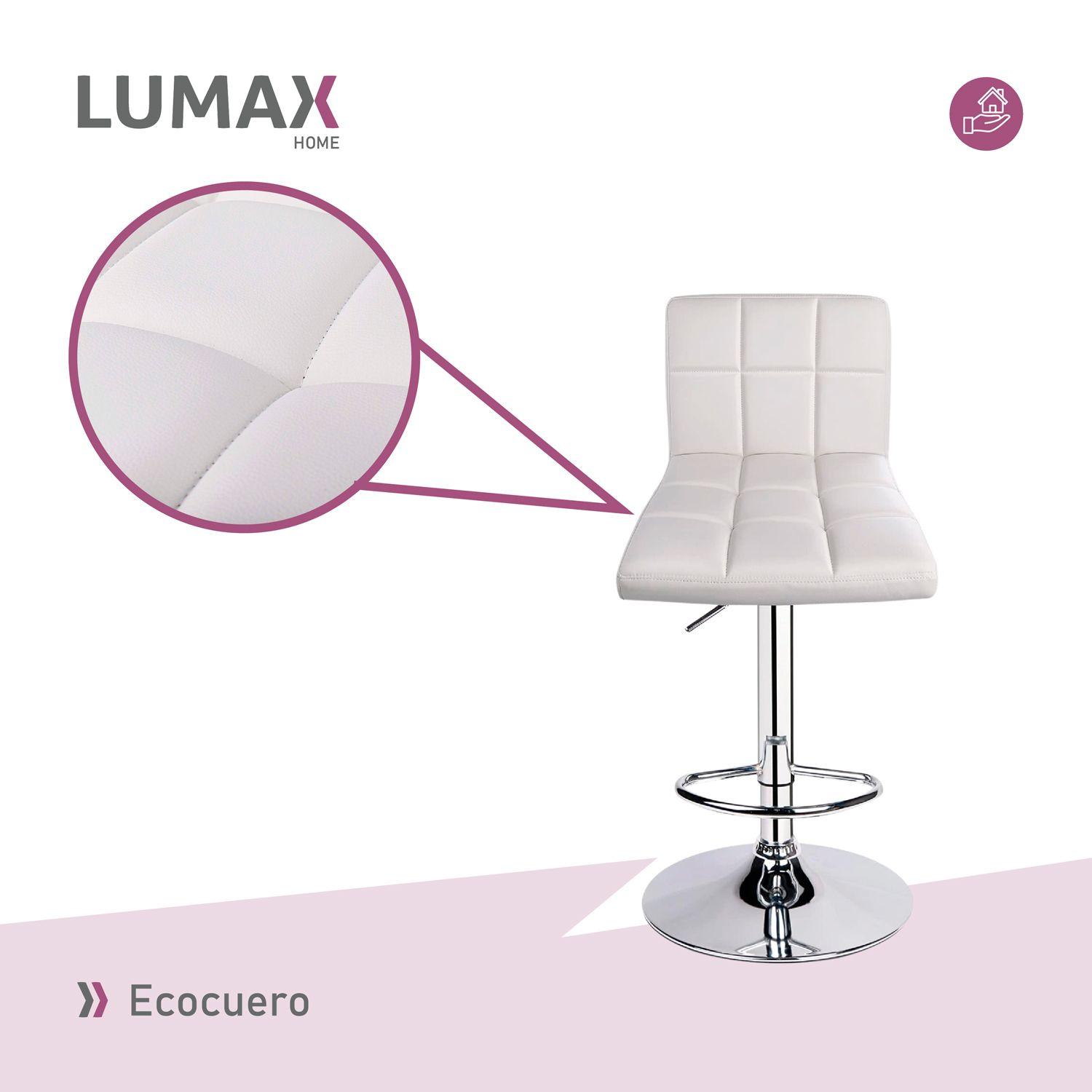 Piso Bar Sillon Taburete Odo Blanco Muebles Metinca-4