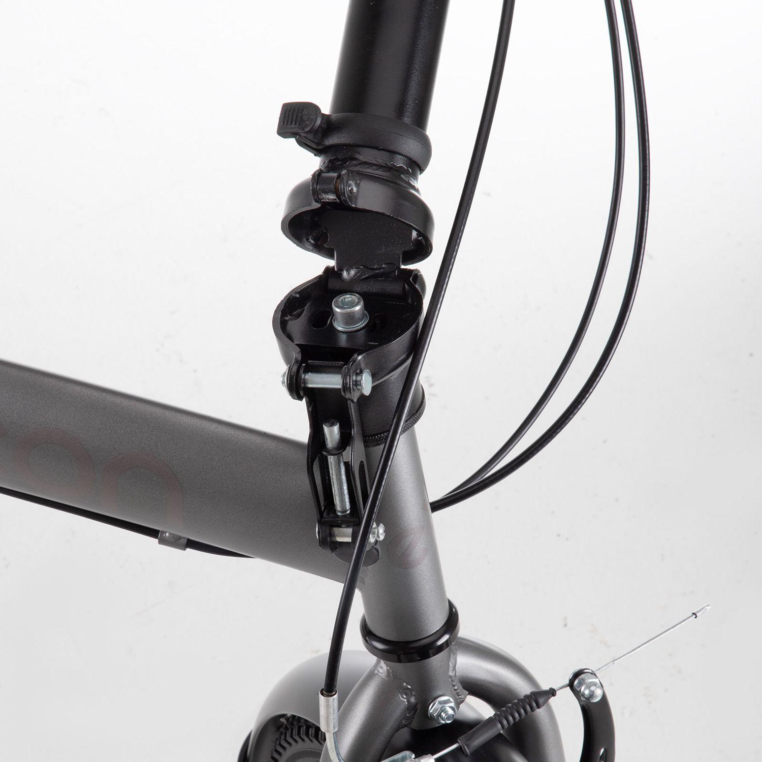 Bicicleta Plegable Neon Urban Aro 20 Velocidades 7 Gris-3