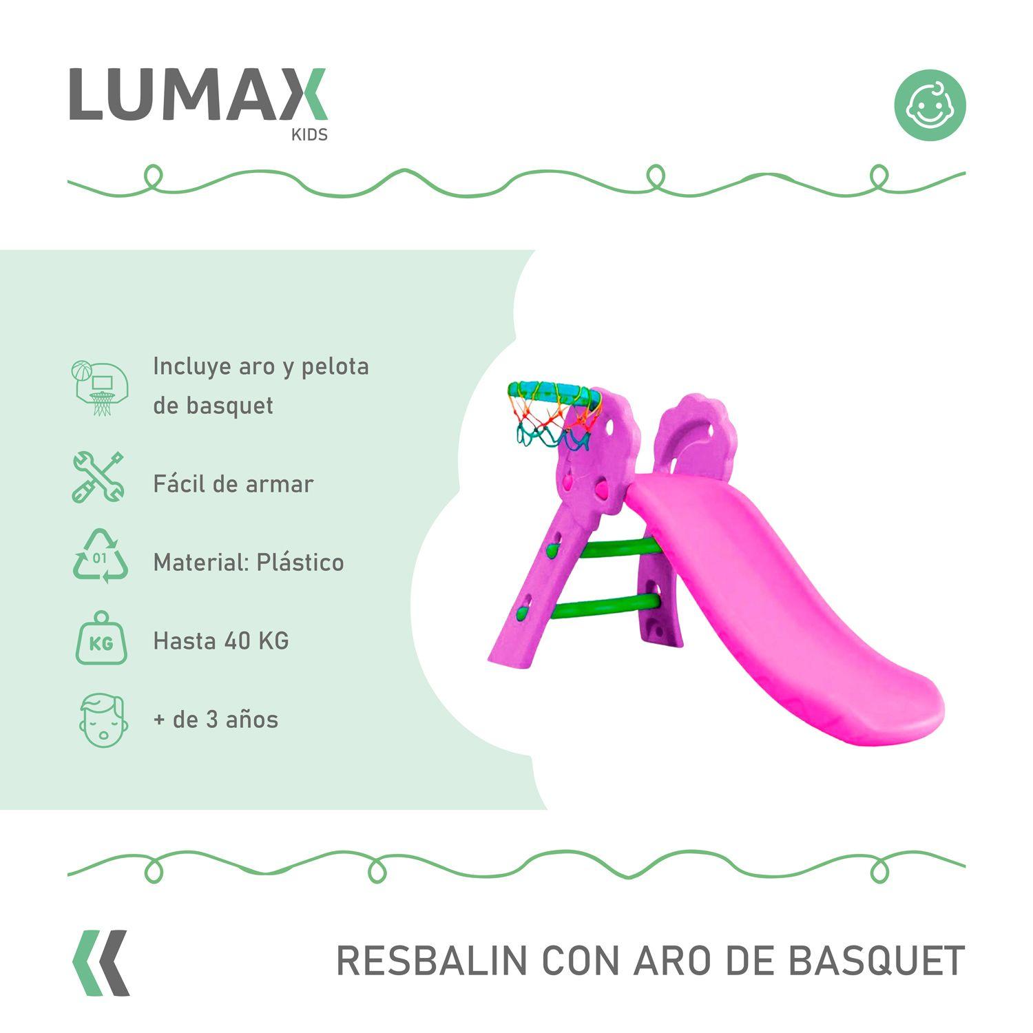 Juego para el Jardin Resbalin Infantil + Aro de Basket-1