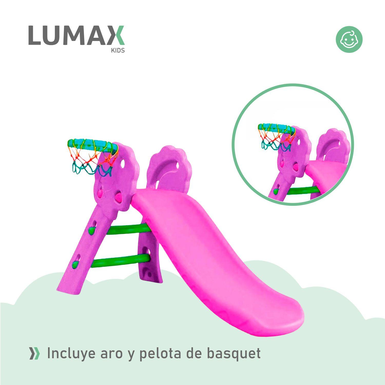 Juego para el Jardin Resbalin Infantil + Aro de Basket-5