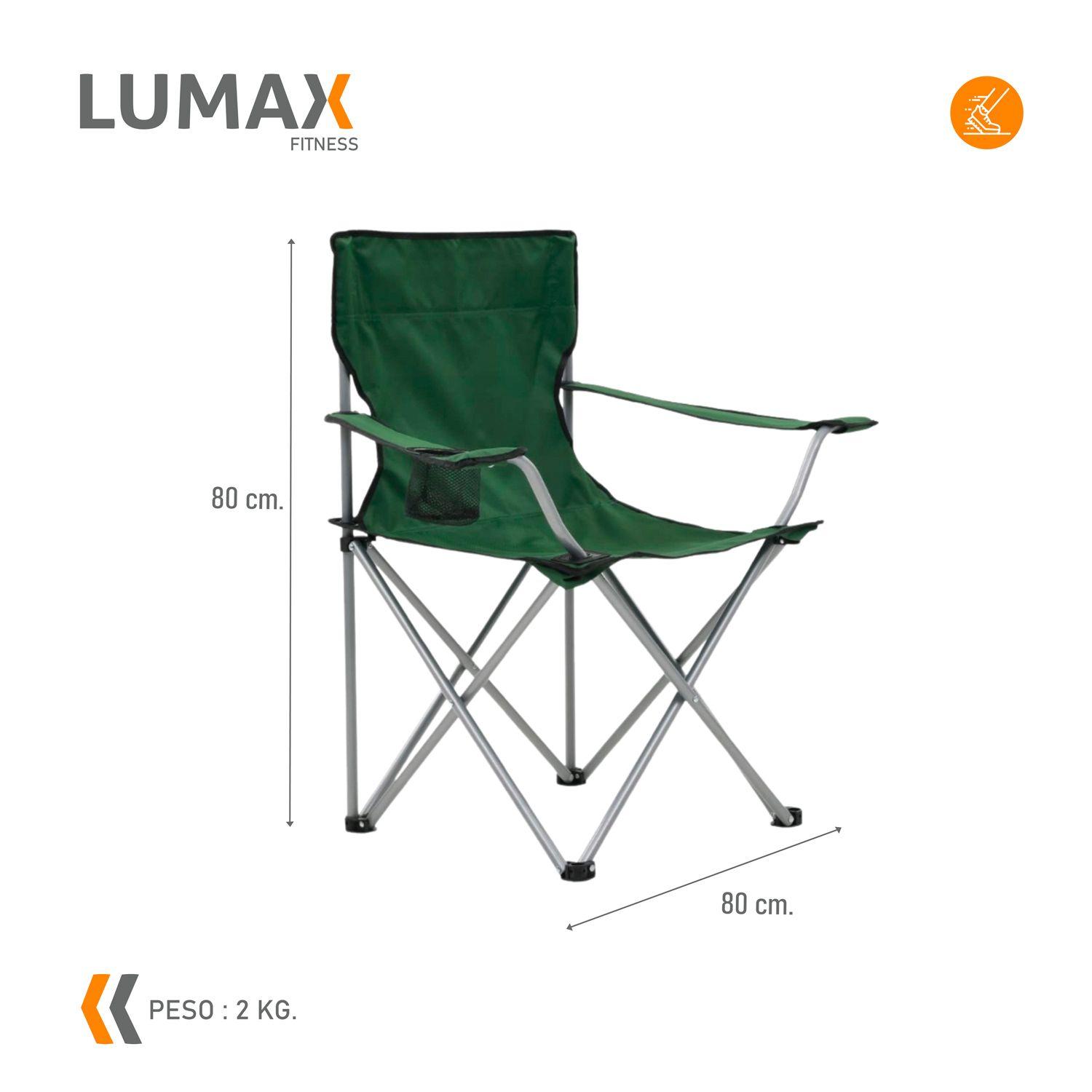 Silla Plegable Camping Con Portavasos Arye-2