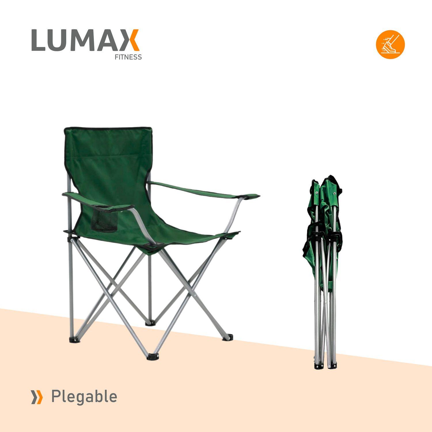 Silla Plegable Camping Con Portavasos Arye-6