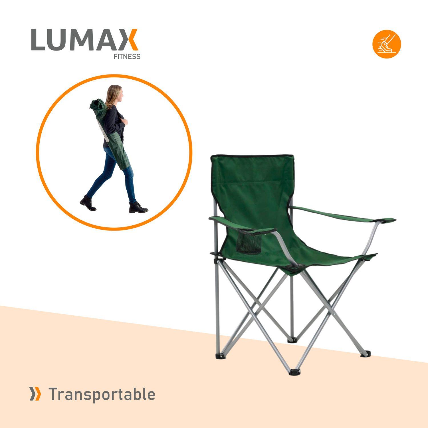 Silla Plegable Camping Con Portavasos Arye-7