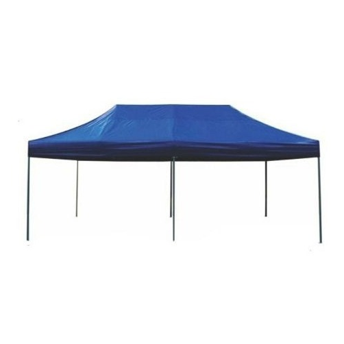 Toldo Plegable 6x3m Super Reforzado Con Lona Azul-0