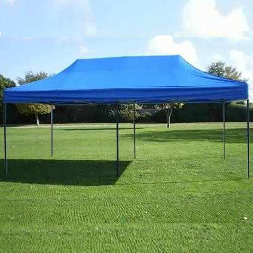 Toldo Plegable 6x3m Super Reforzado Con Lona Azul-2