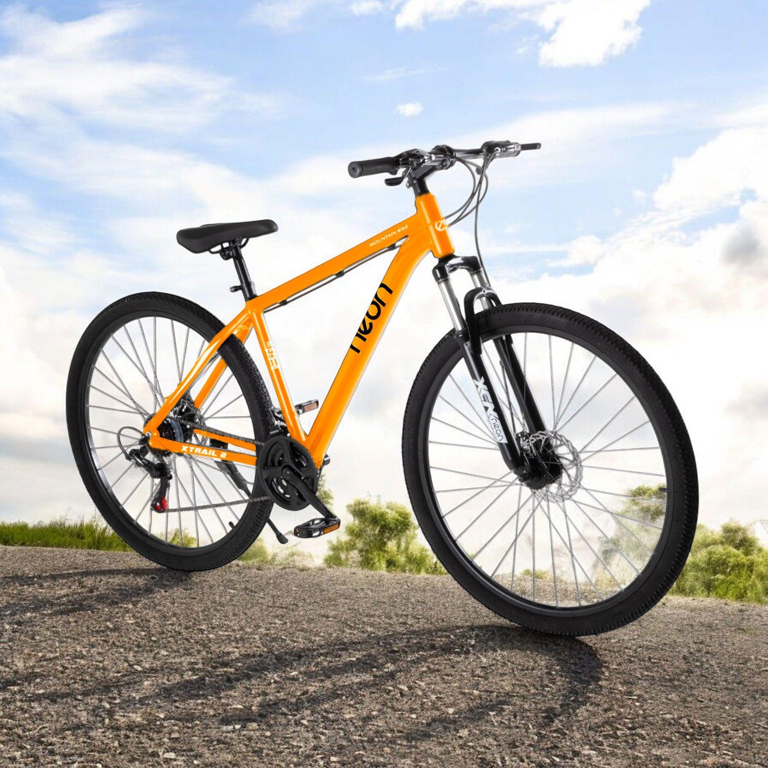 Bicicleta De Montaña Aro 29 Aluminio 21 velocidades Amarilla-5