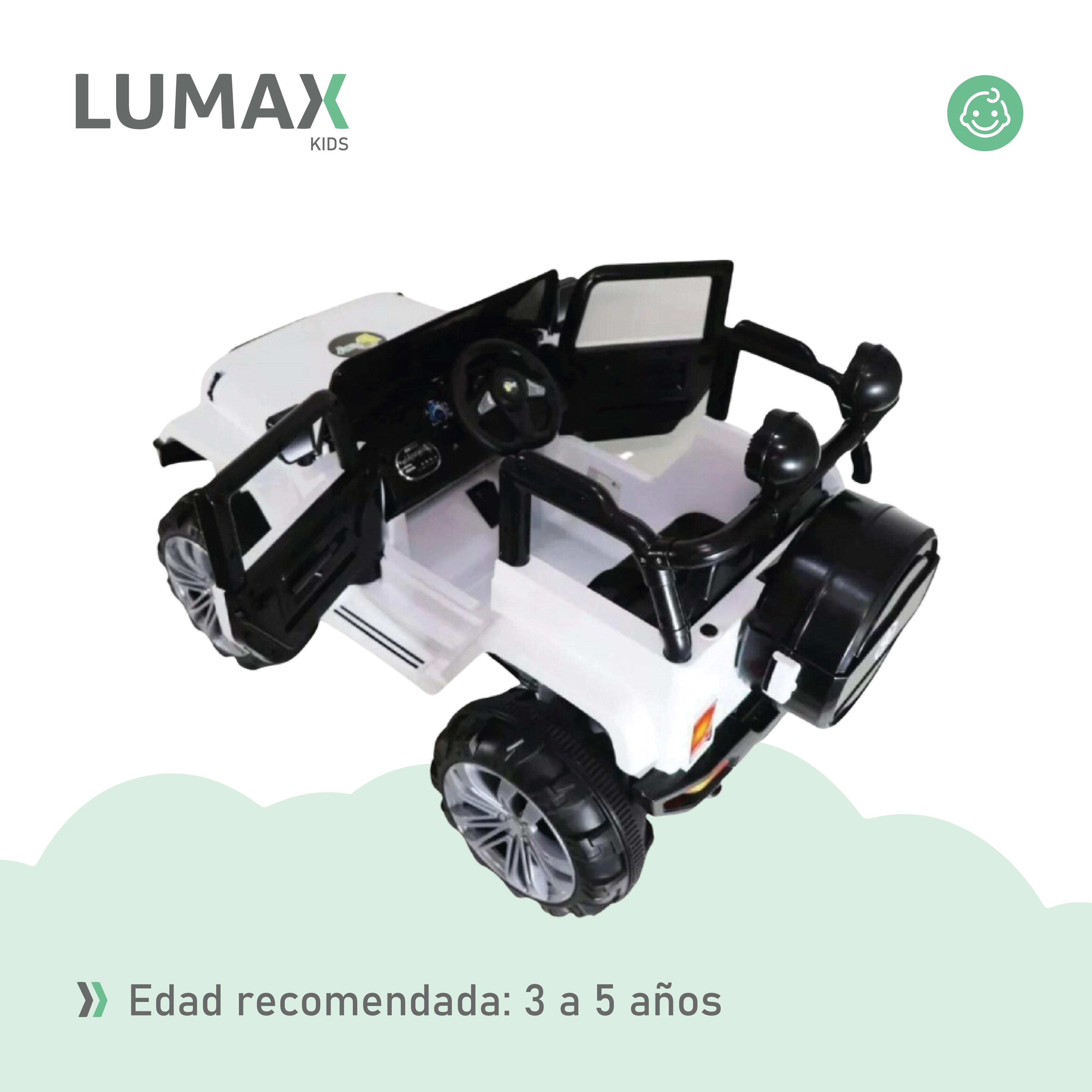 Auto A Bateria Jeep 12v Control Blanco-4