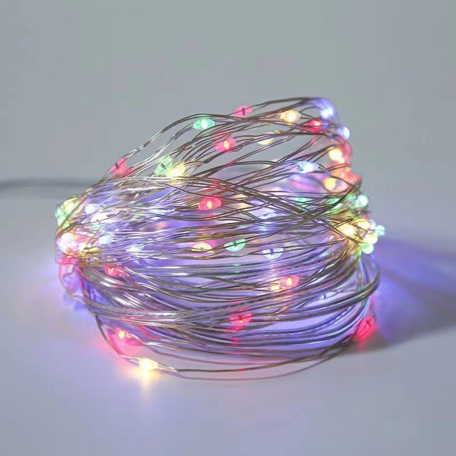 Guirnalda 200 Led Alambre Hada Boda 20mts-6