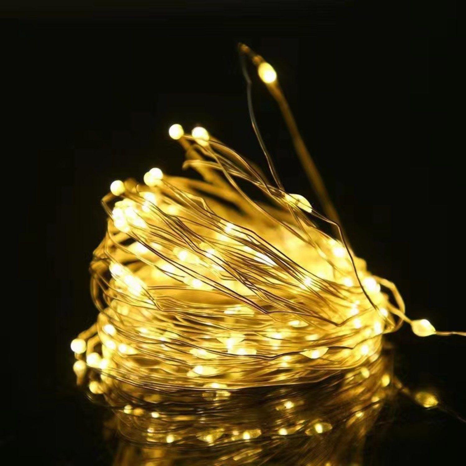 Guirnalda 200 Led Alambre Hada Boda 20mts-5