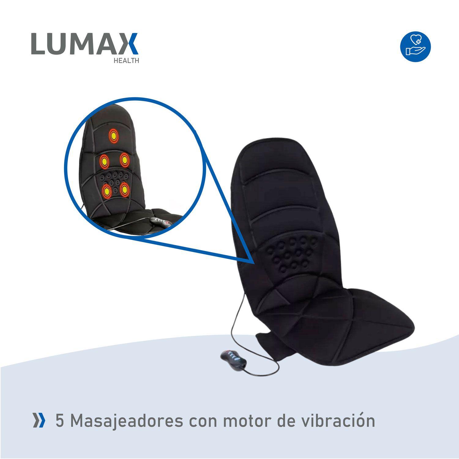 Asiento Masajeador Espalda Calor Hogar o Auto-4