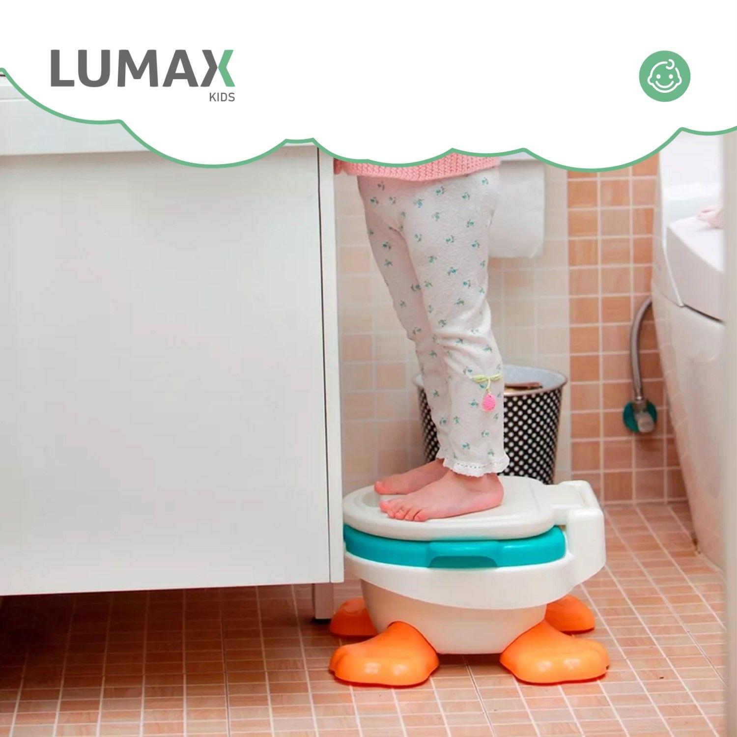 Pelela Bacinica Pato Bebe 3 En 1 Niño O Niña Celeste-3