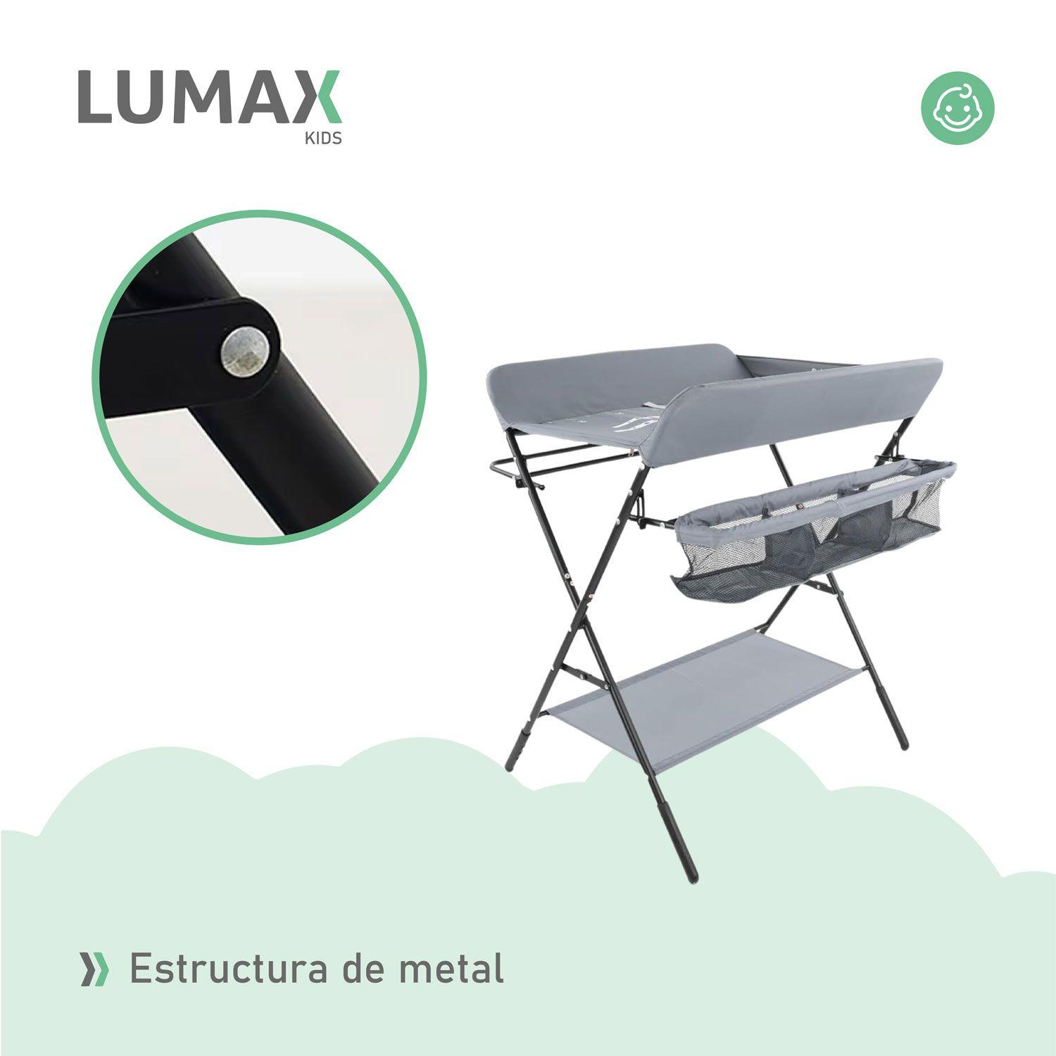 Cambiador De Pañales Para Bebe Plegable Portatil Negro-5