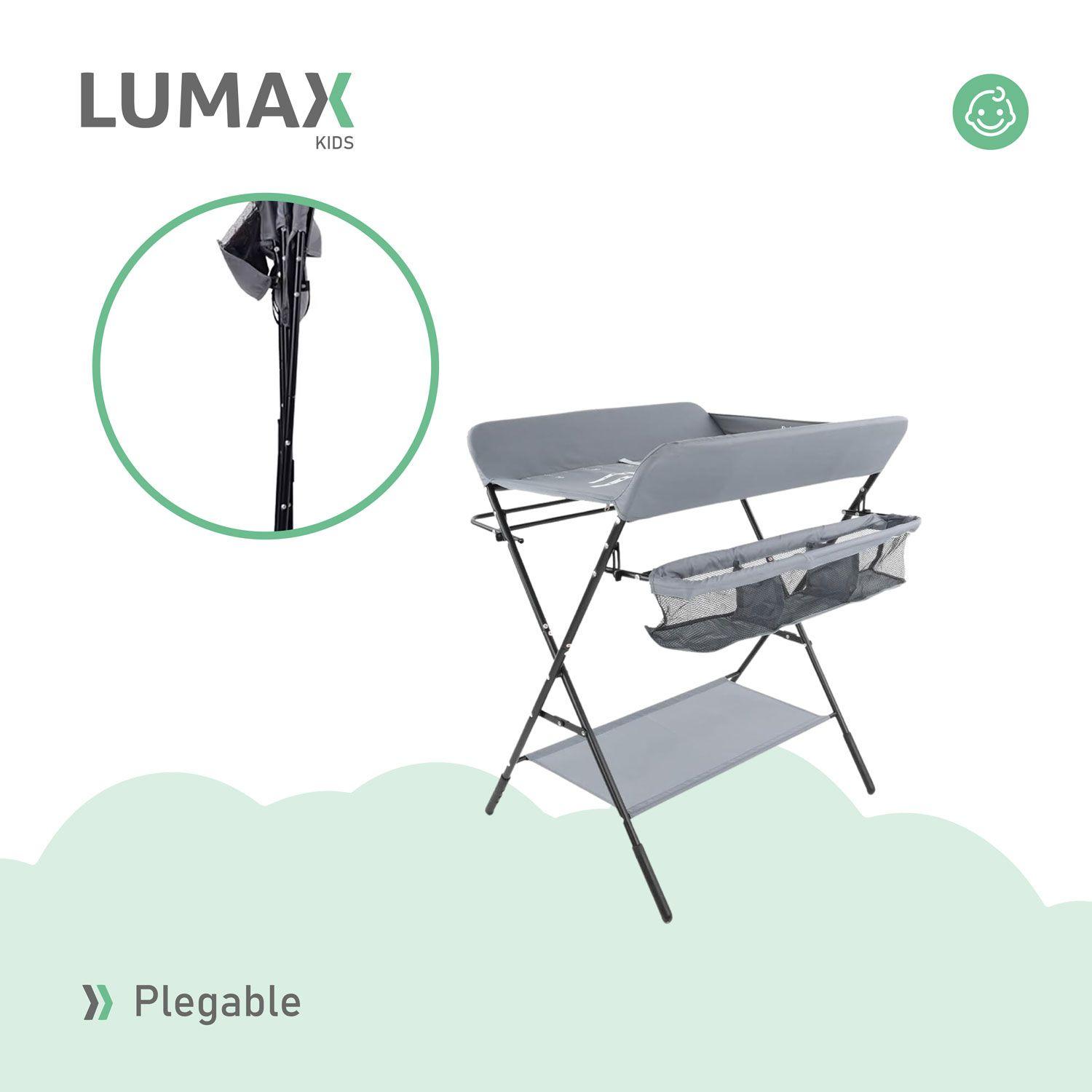 Cambiador De Pañales Para Bebe Plegable Portatil Negro-6