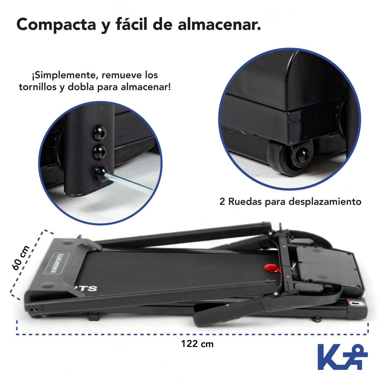 Trotadora Eléctrica Banda Correr 2 Hp 1-10 Km/h-6