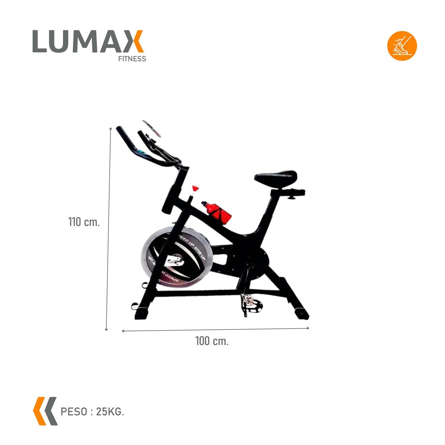 Bicicleta Estatica Spinning Profesional Lumax 8 Kg ZGF-0188-2