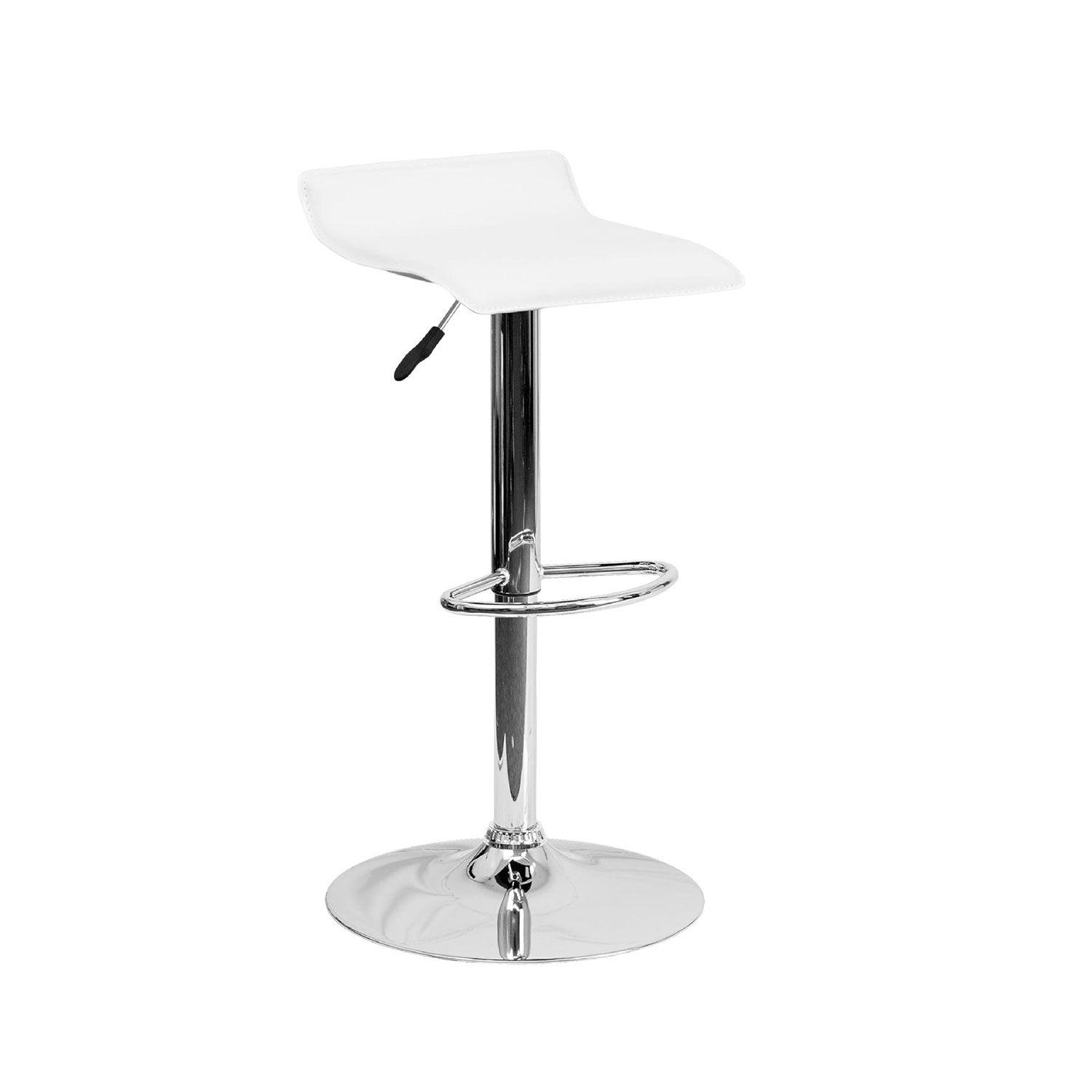 Piso Bar Taburete Rectangular Kai Blanco-0