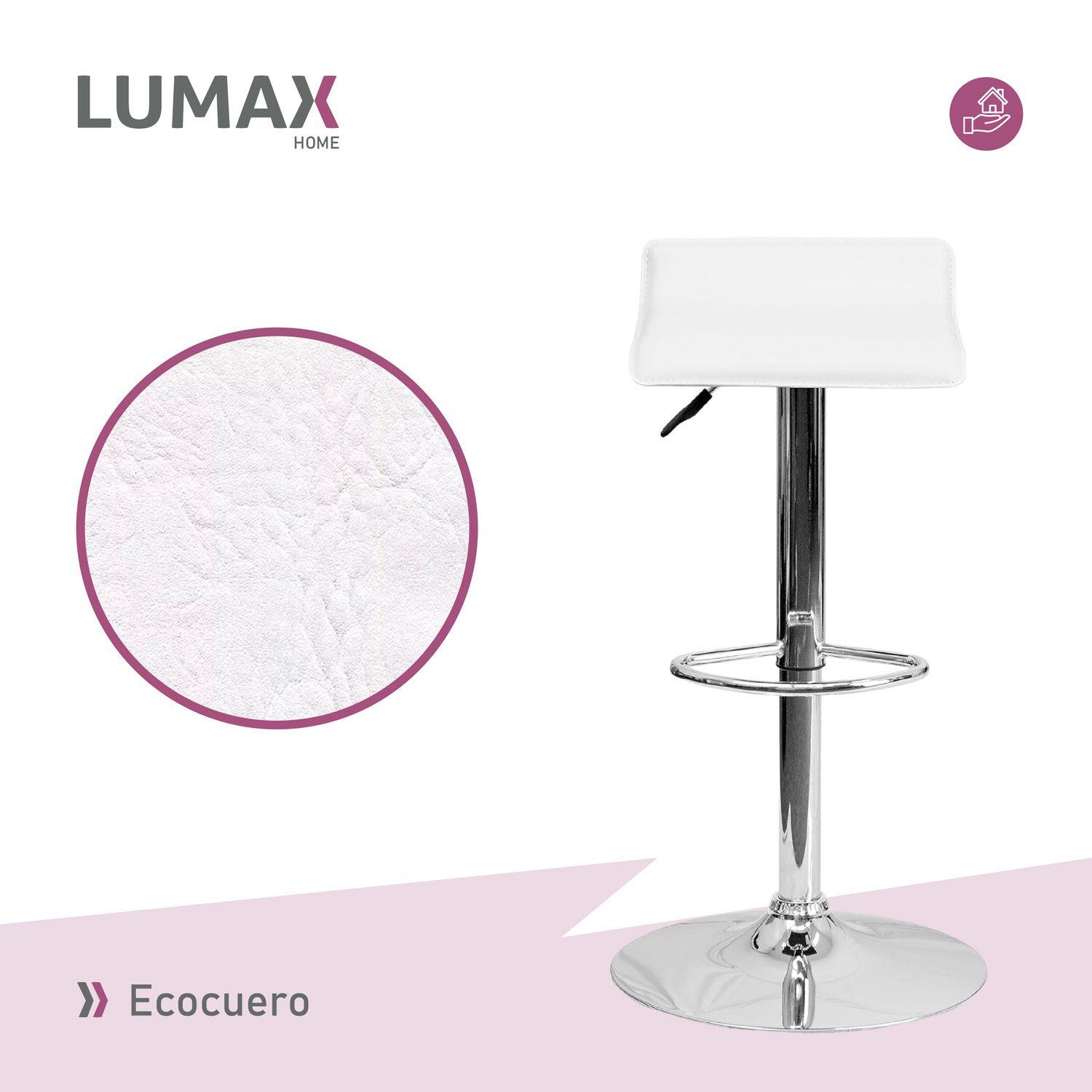 Piso Bar Taburete Rectangular Kai Blanco-4