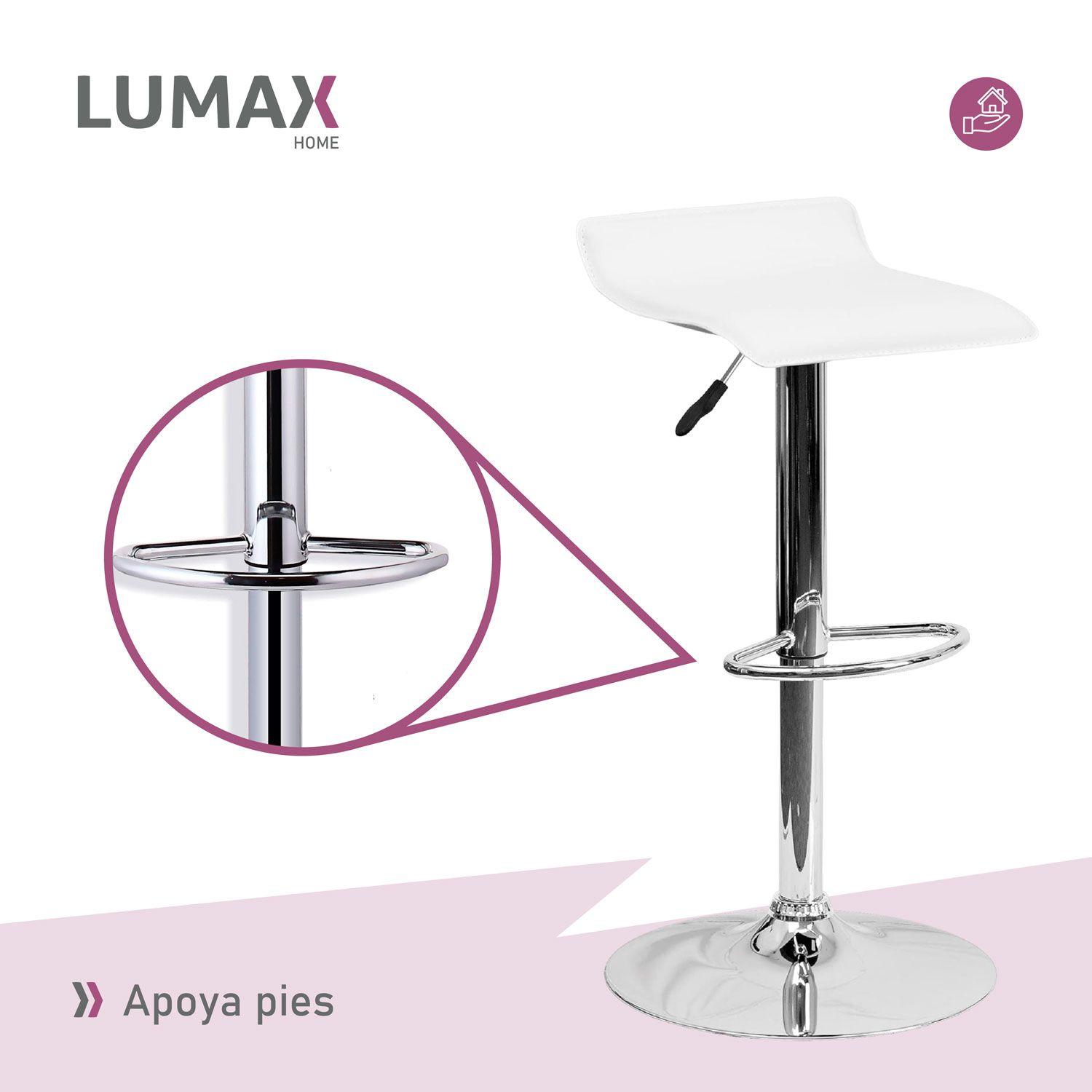 Piso Bar Taburete Rectangular Kai Blanco-5