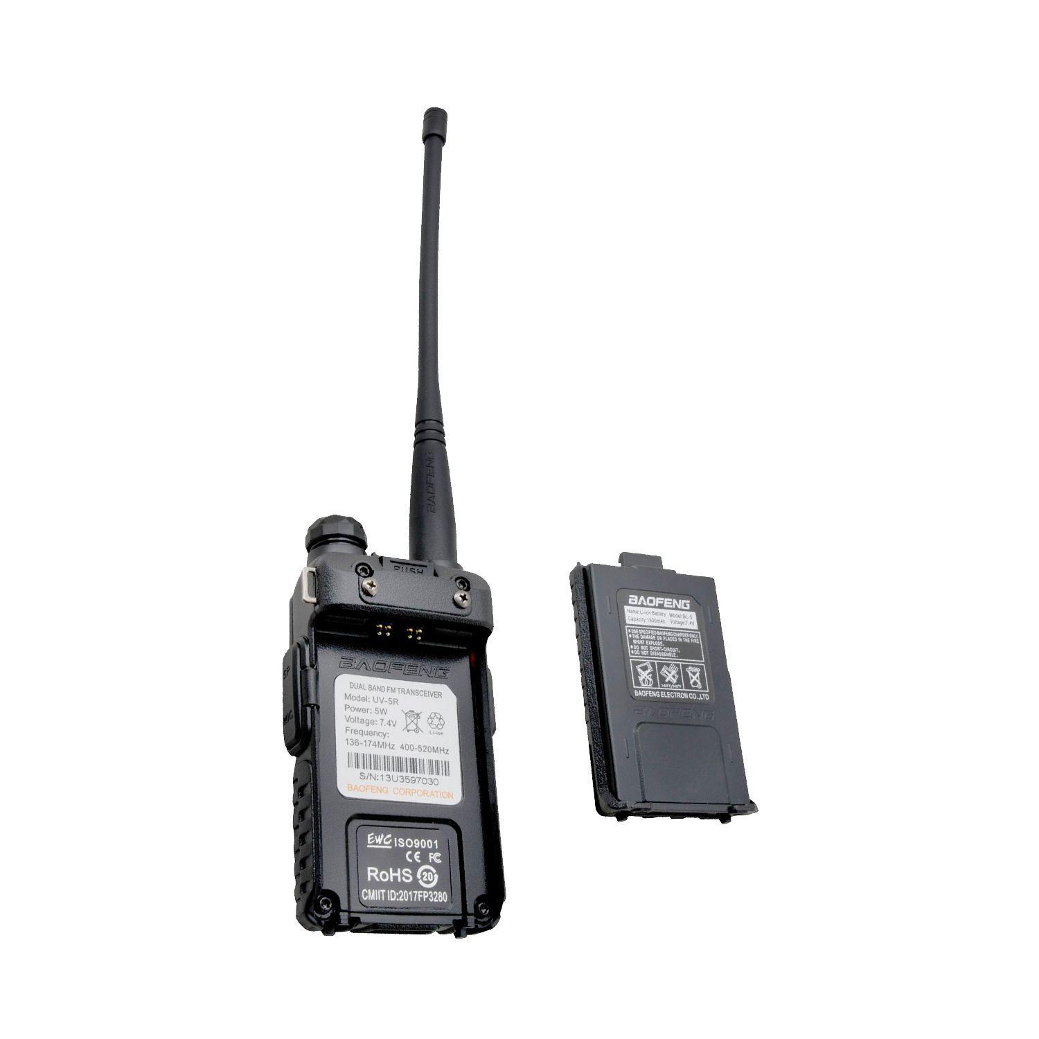Radio Walkie Talkie Digital Baofeng UV-5R Triband VHF/UHF/FM-5